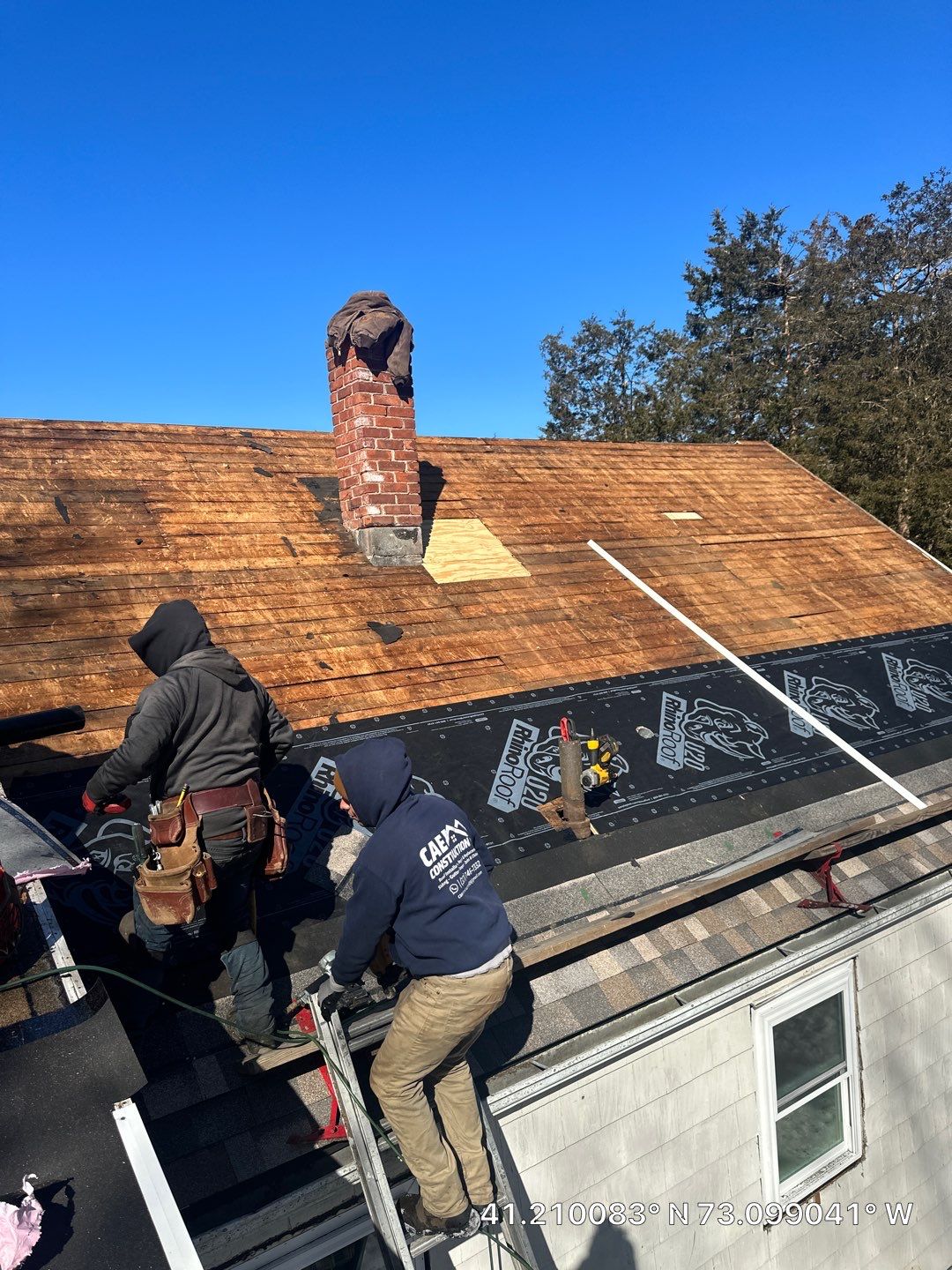 Residential Roofing Installation using Owens Corning Duration Designer - Sand Dune by A Plus Exterior