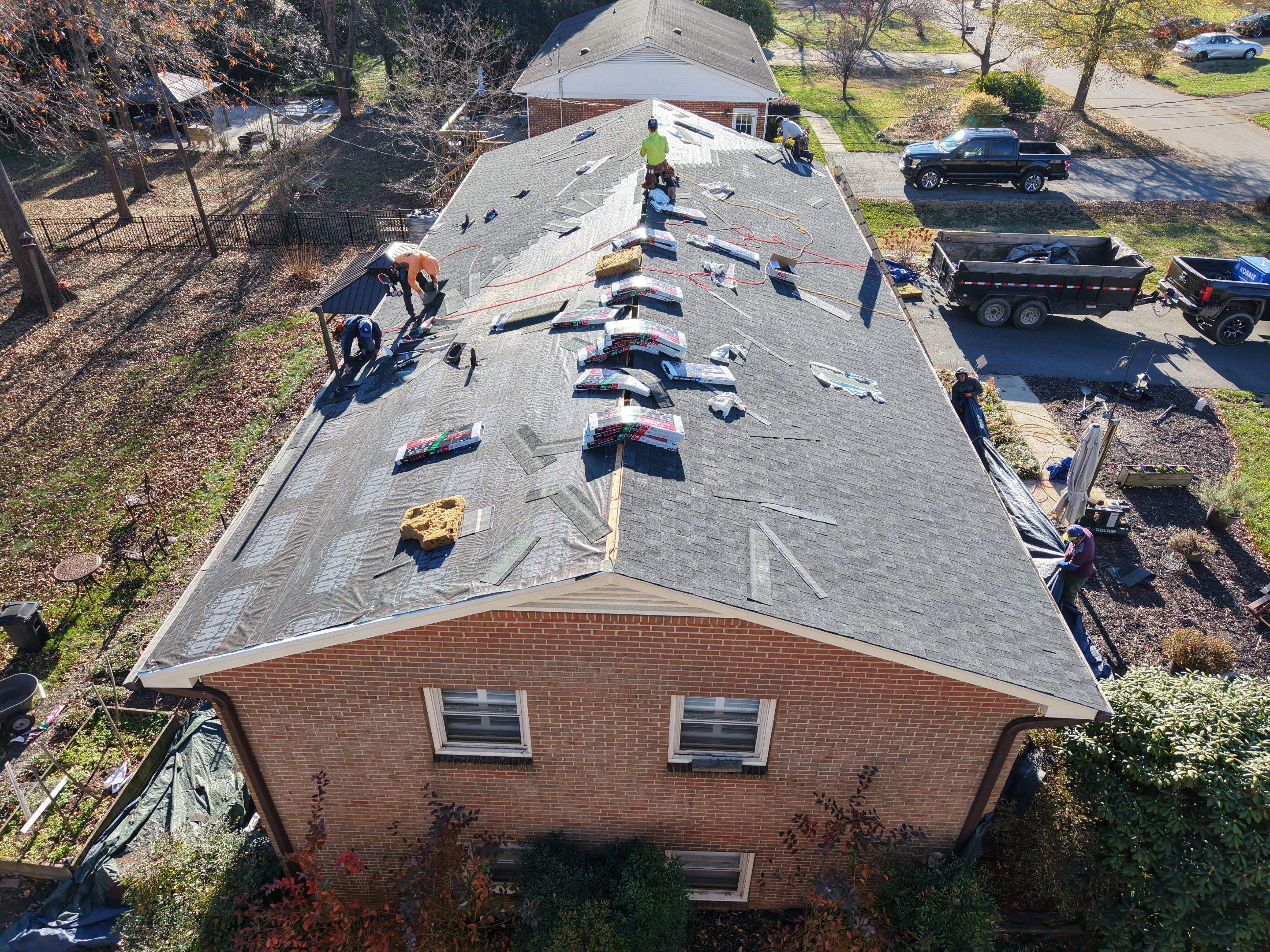 Residential Roof Replacement using TAMKO TItan XT Rustic Black by RISE Roofing & Restoration, LLC