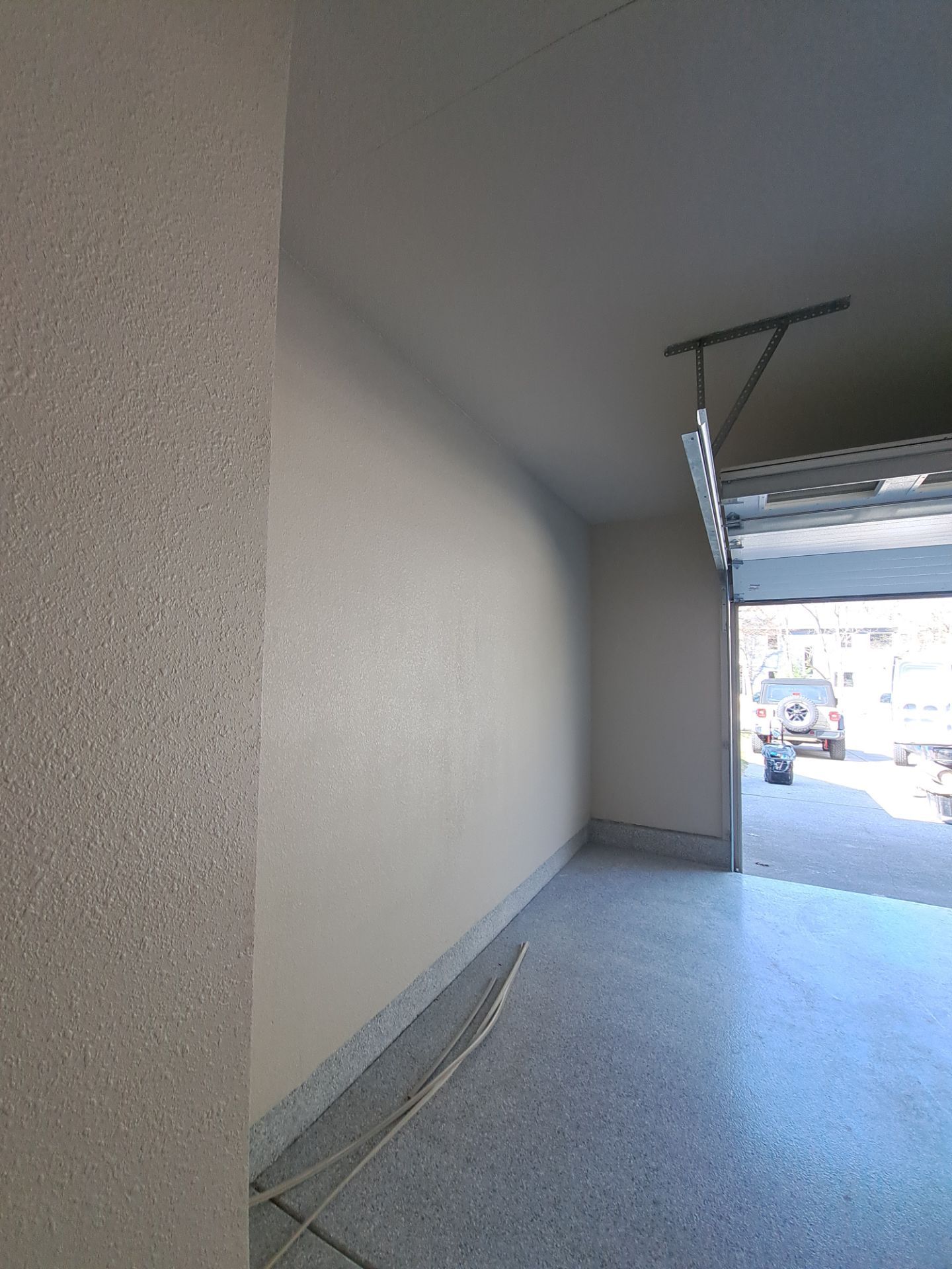 Garage dry wall repair/ re-texture, re-paint by Gordon Painting