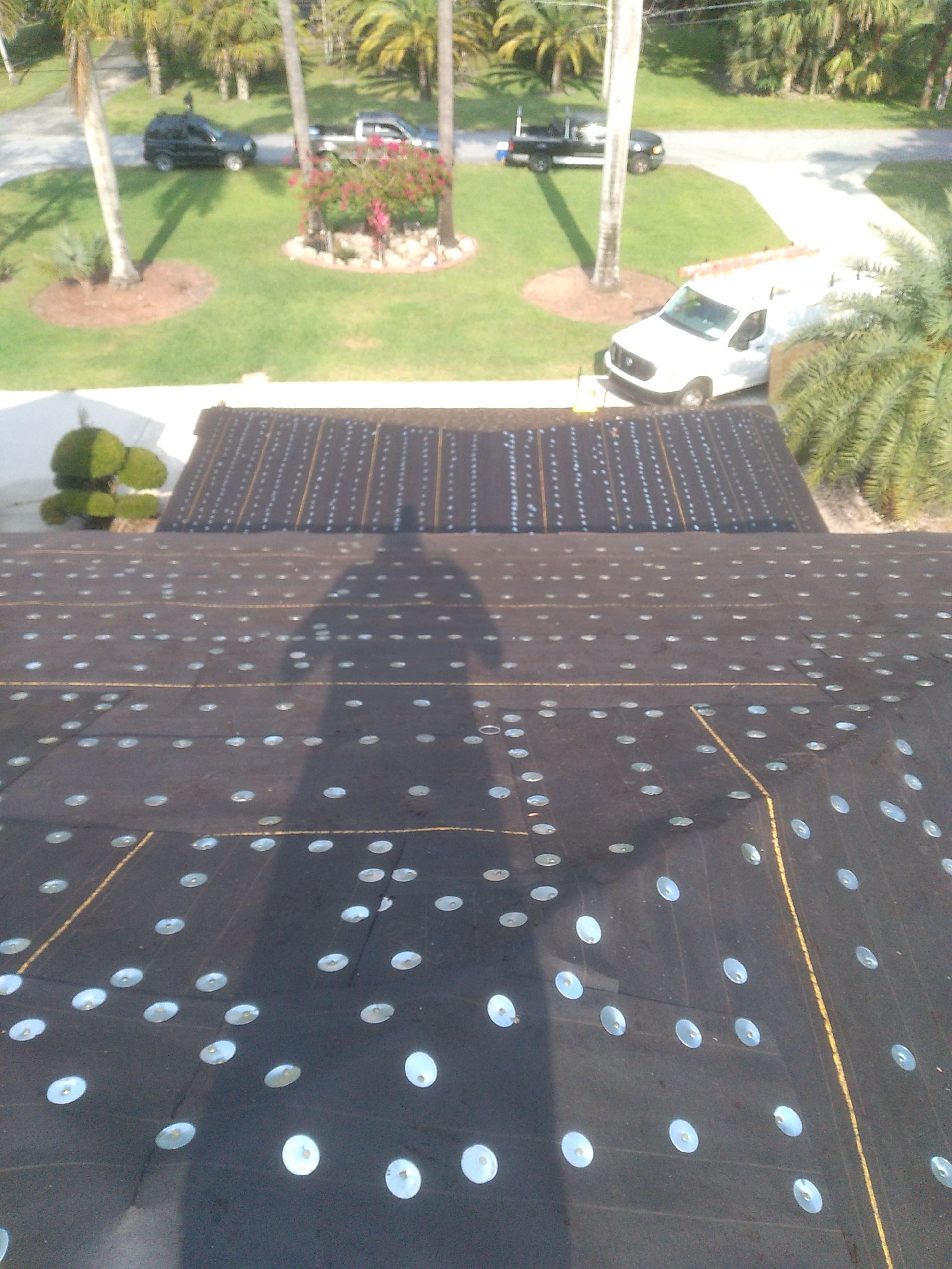 Residential Roofing Installation using 1" Nail strip metal roof by BLUES BROTHERS ROOFING