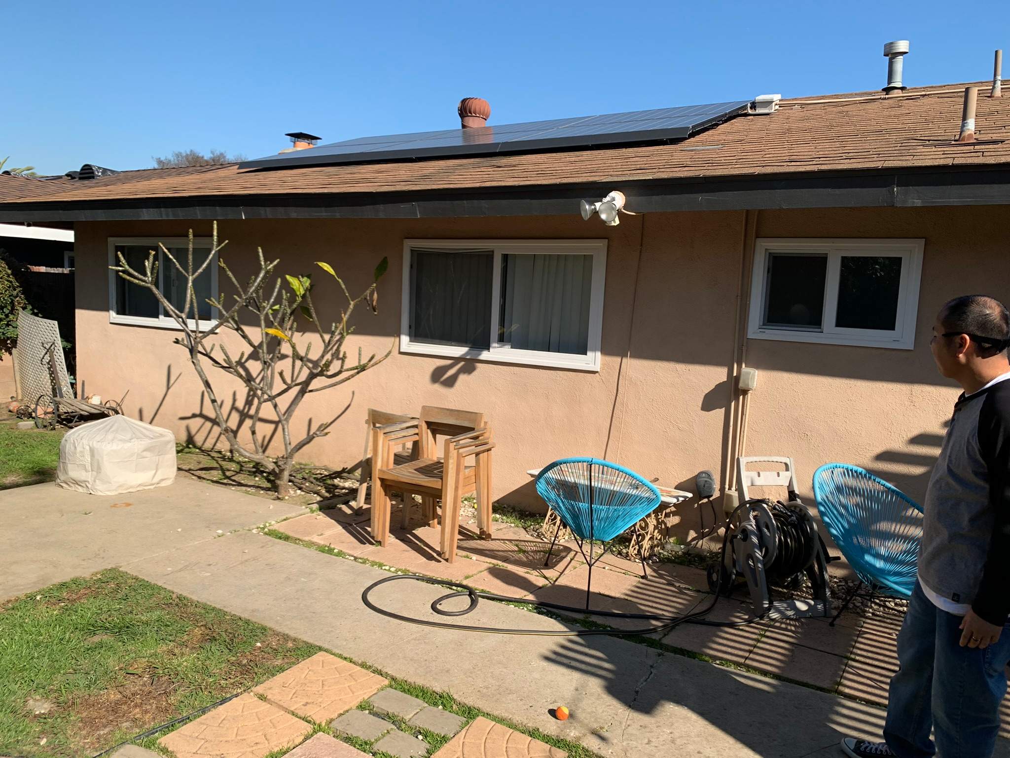 Pressure Wash using Sodium Hypochlorite and Solar Panel Cleaning in Huntington Beach by Property Cleaning Experts, LLC