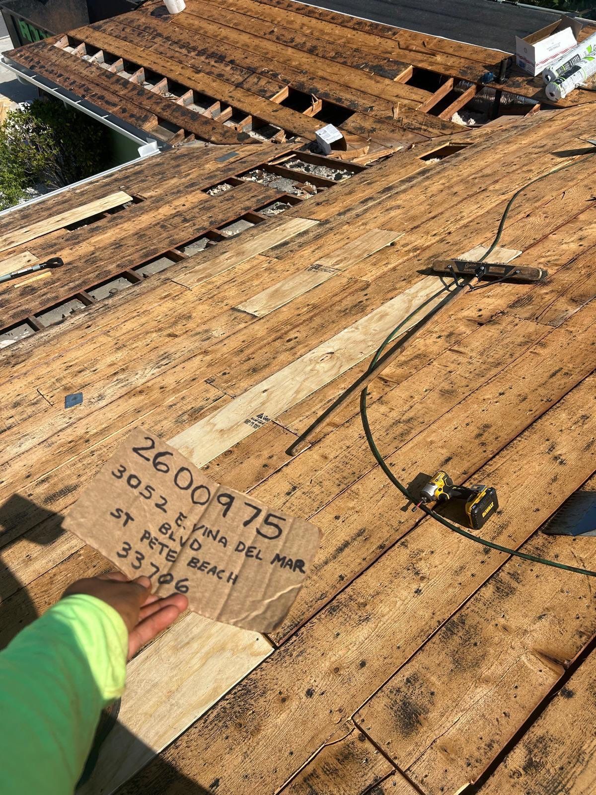 Project in St. Pete Beach 33706 by Mitchell Roofing Company LLC 