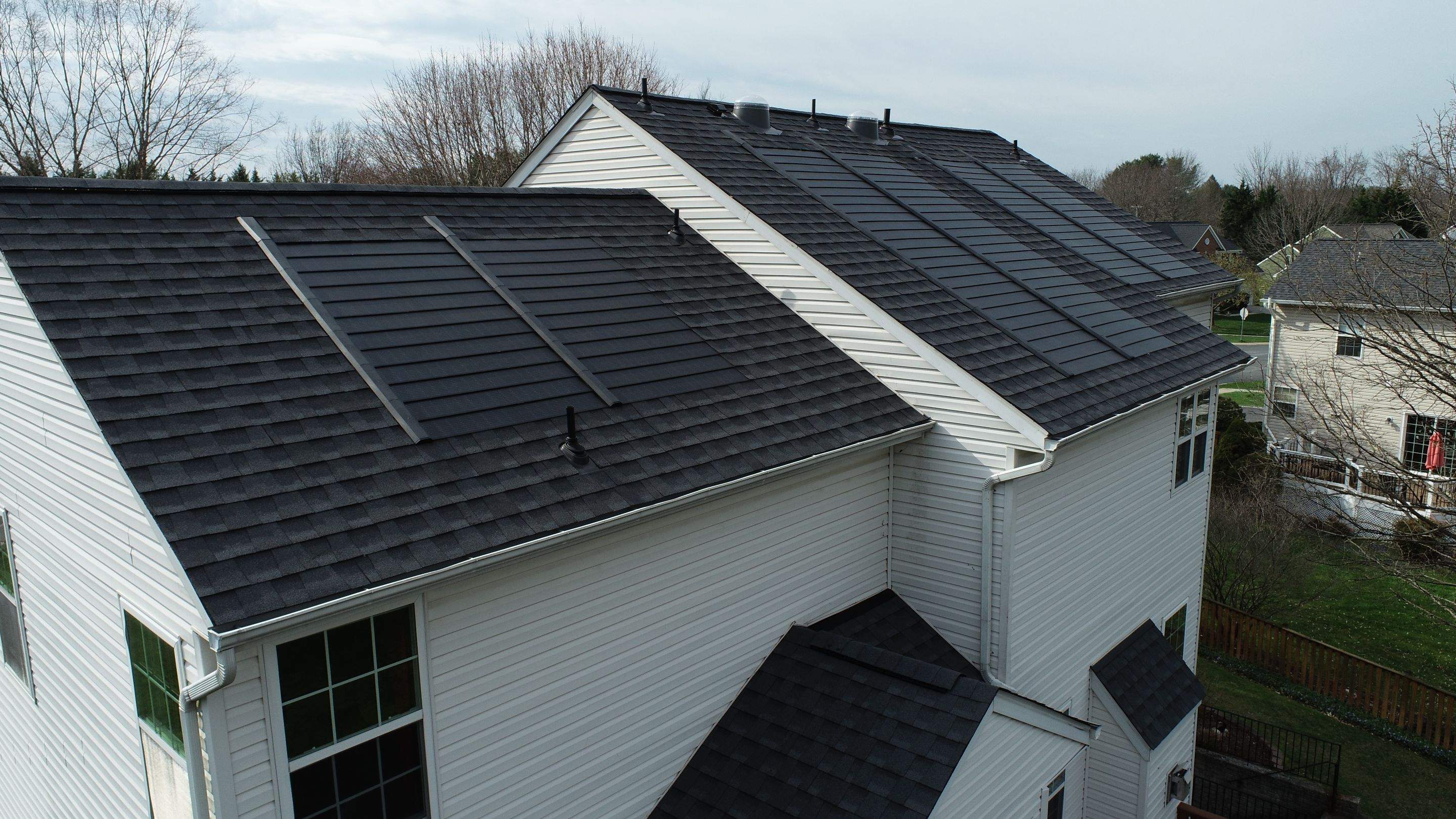 Solar Roof Replacement using GAF Timberline Solar Shingles by American Home Contractors