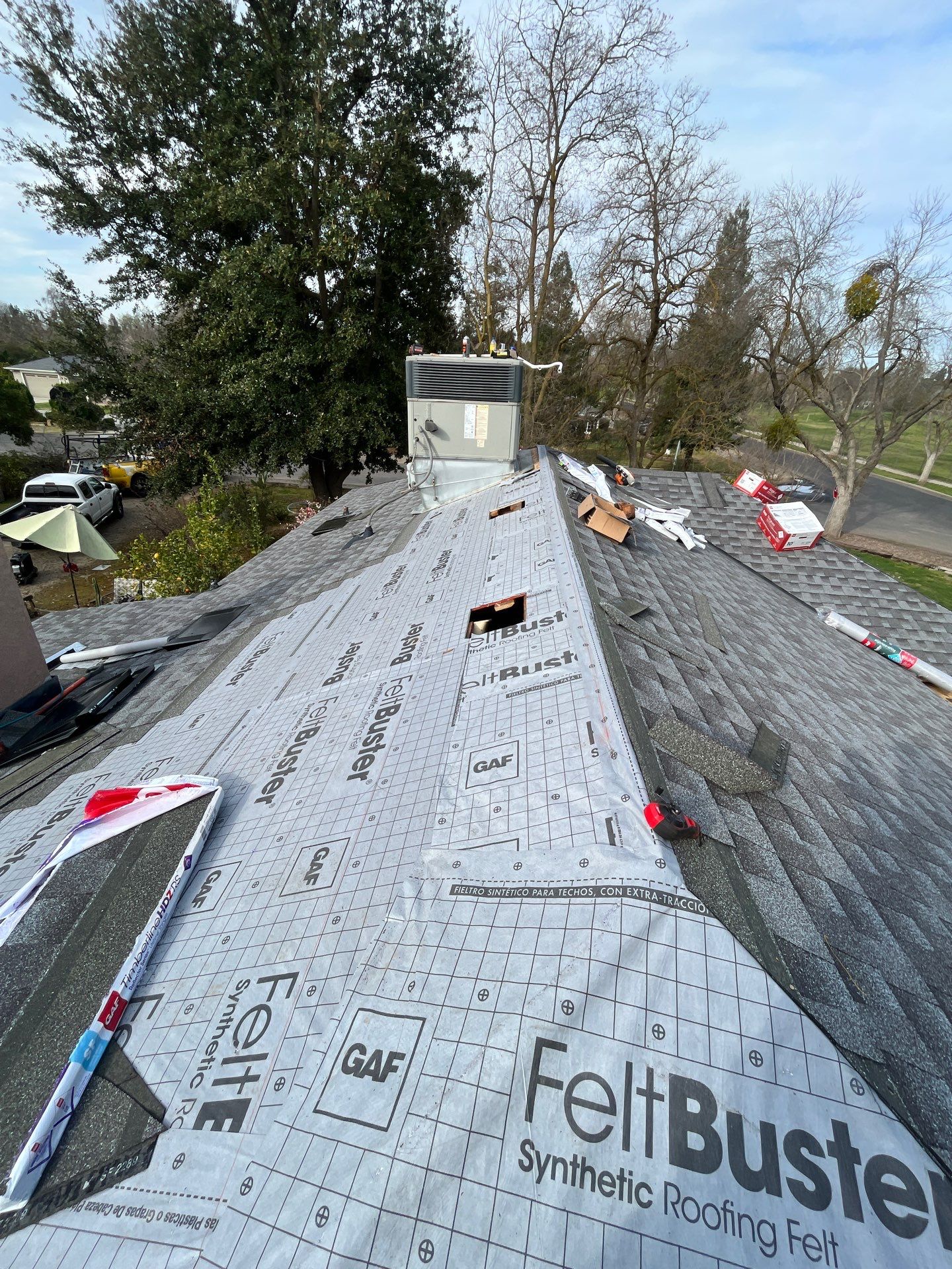 Roof Installation in Fresno CA by Grandmark Service Company