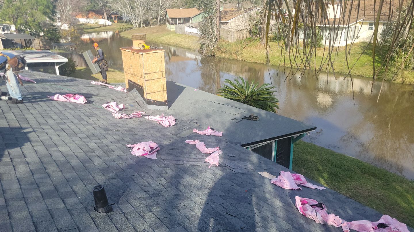Residential Roofing Installation using Owens Corning TruDefinition Duration Shingles by Galaxy Builders, Inc.