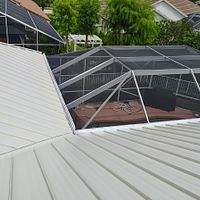 24ga 1.5" Mechanical Seam Almond by Total Roofing System The Metal Roof Experts