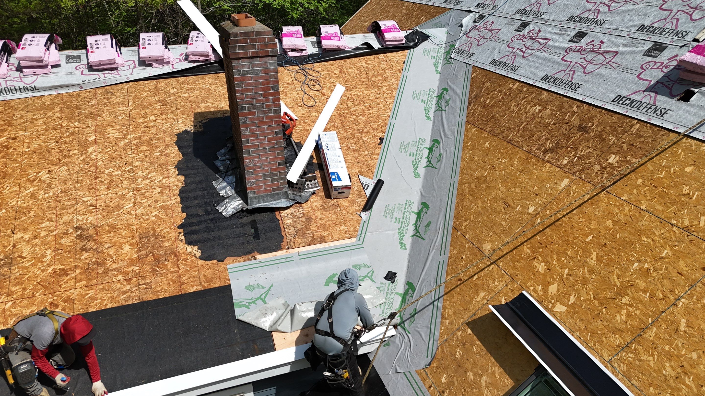 Roof Replacement + Metal Valleys + Snow Belt + Skylights — Carlisle, MA by Mighty Dog Roofing of Greater Middlesex County