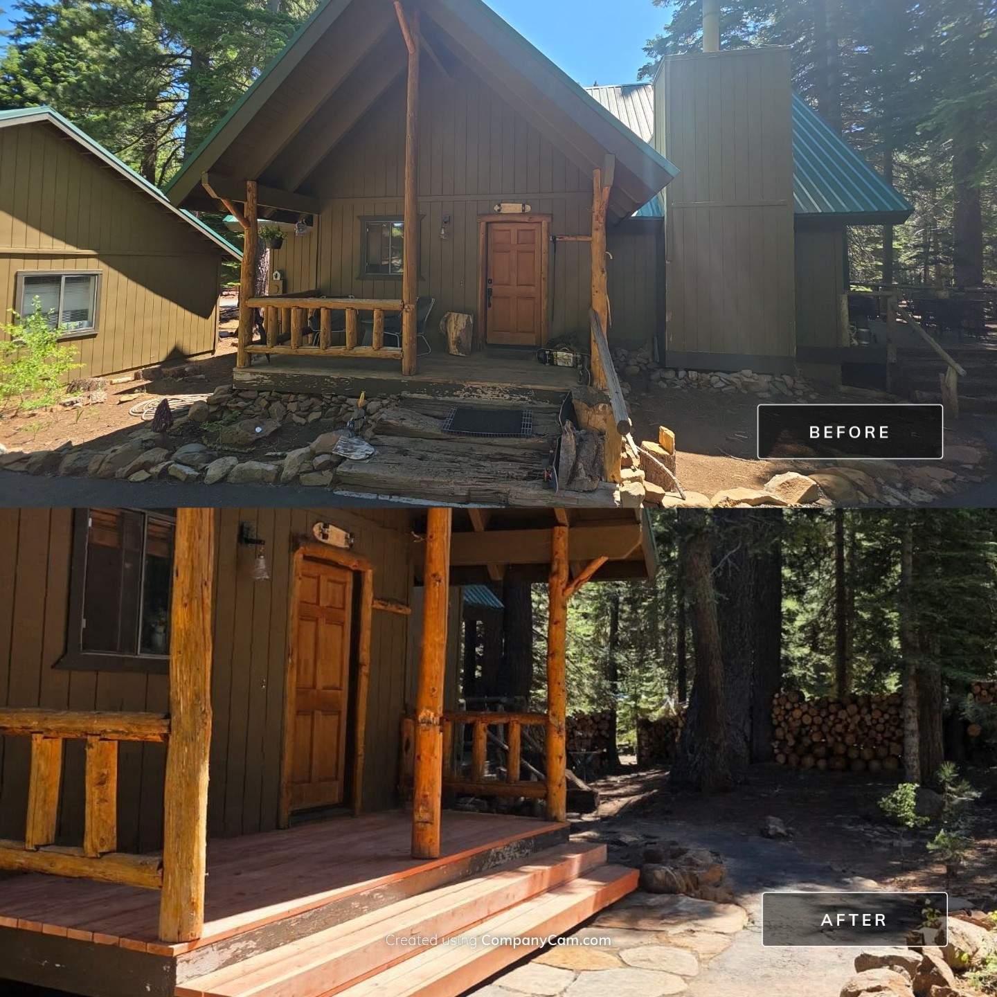 Entry Deck by The Tahoe Tradesman