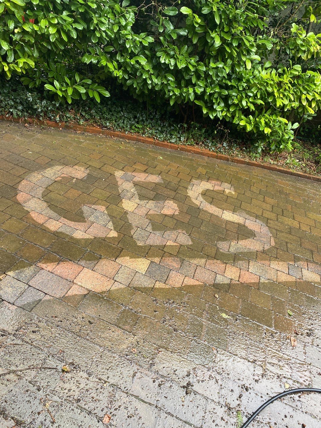 Driveway And Patio Clean using honda 21 ltr/min by Ges Exterior Cleaning ltd