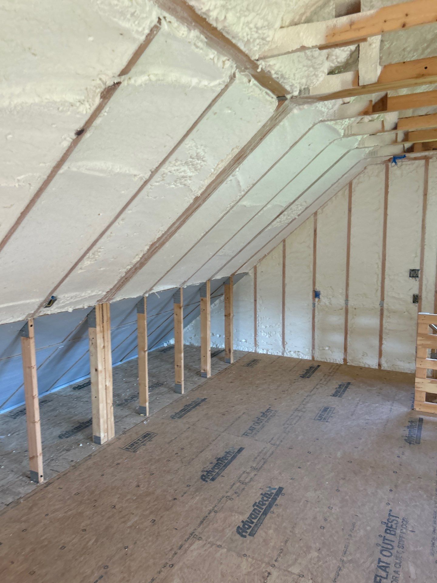 Detached Garage Closed Cell Spray Foam in Newburgh by NYS Foam & Energy