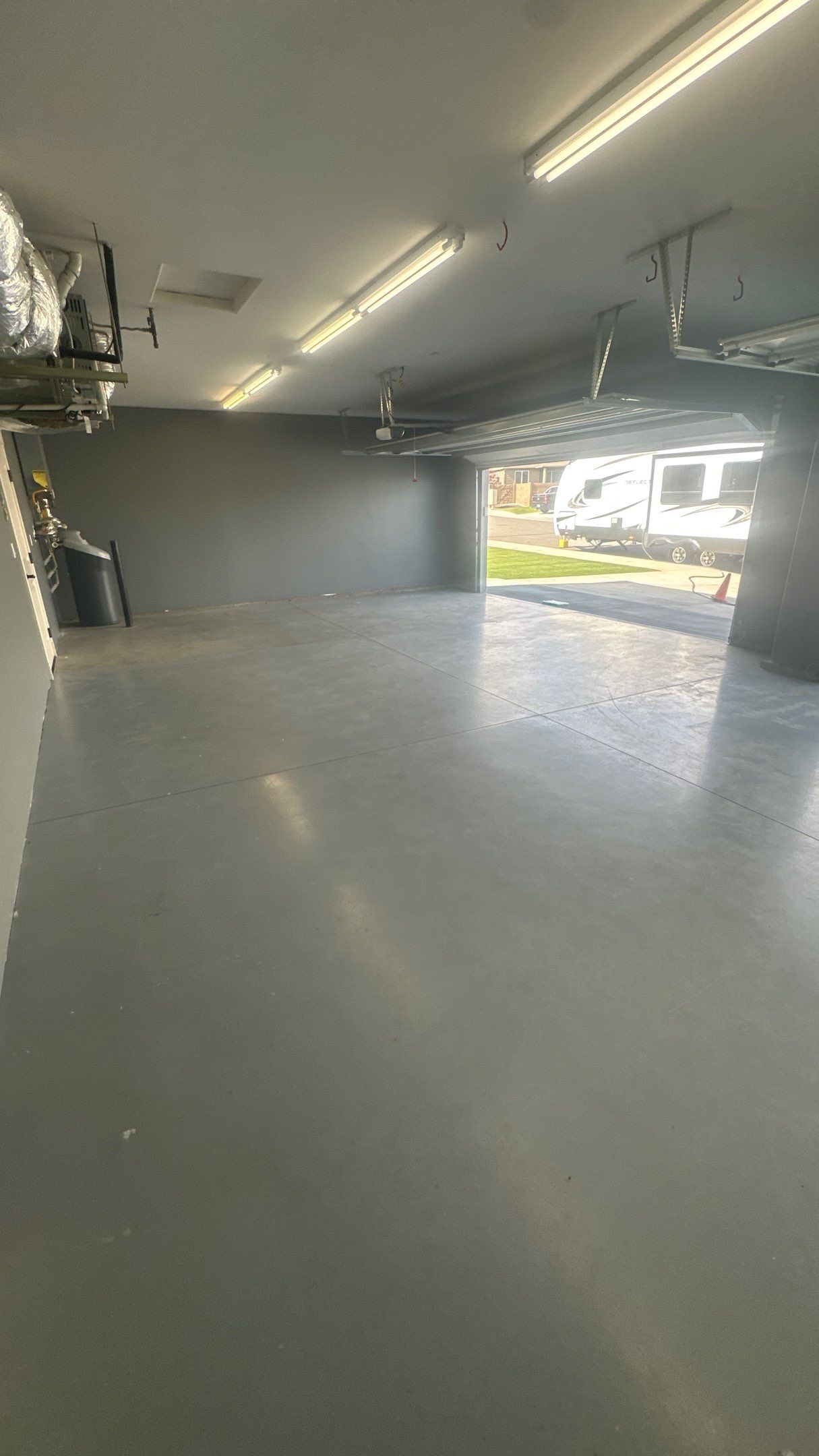 Garage Transformation using Canfield Hybrid  by Croc Coatings, LLC
