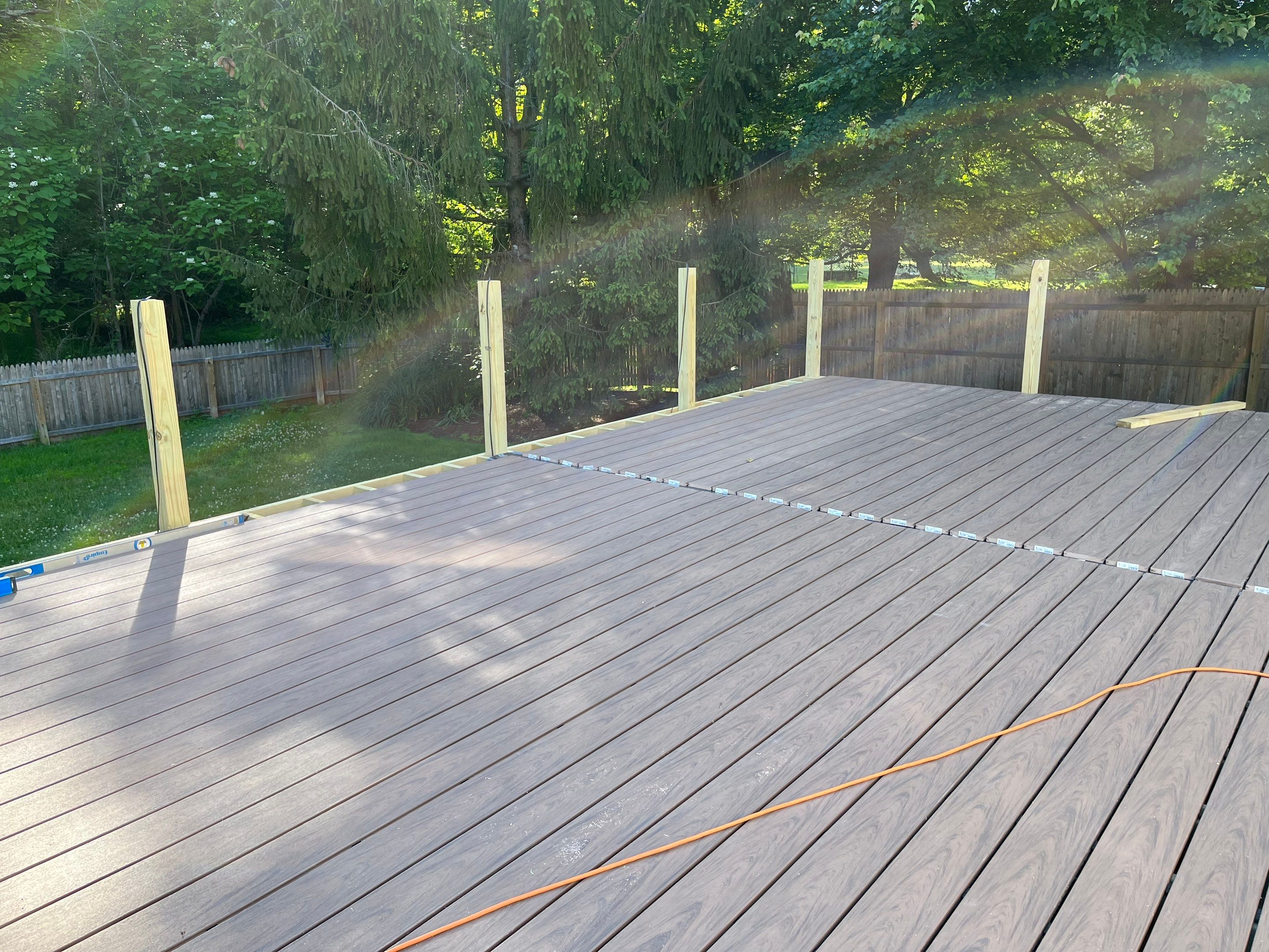 New Deck in Robinsville by deck guardian