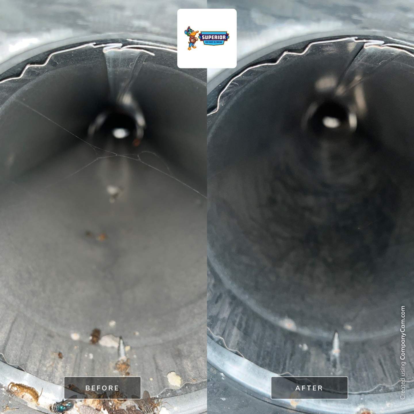 Air Duct Cleaning With a Vacuum Truck in Canfield, OH by Superior Air Duct Cleaning