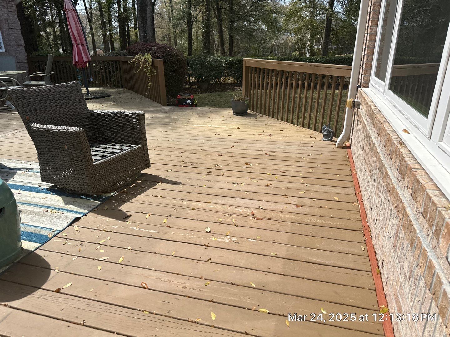 Wood Deck and Rails Using Wood Sealant by DuraSeal