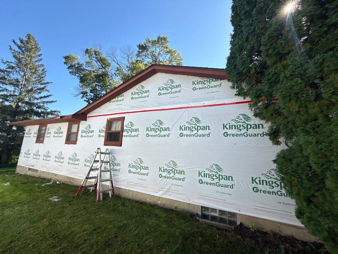 EDCO Steel Siding Installation in Classic Red – Hutchinson, MN by Next Level Seamless Gutters / Exteriors Inc.