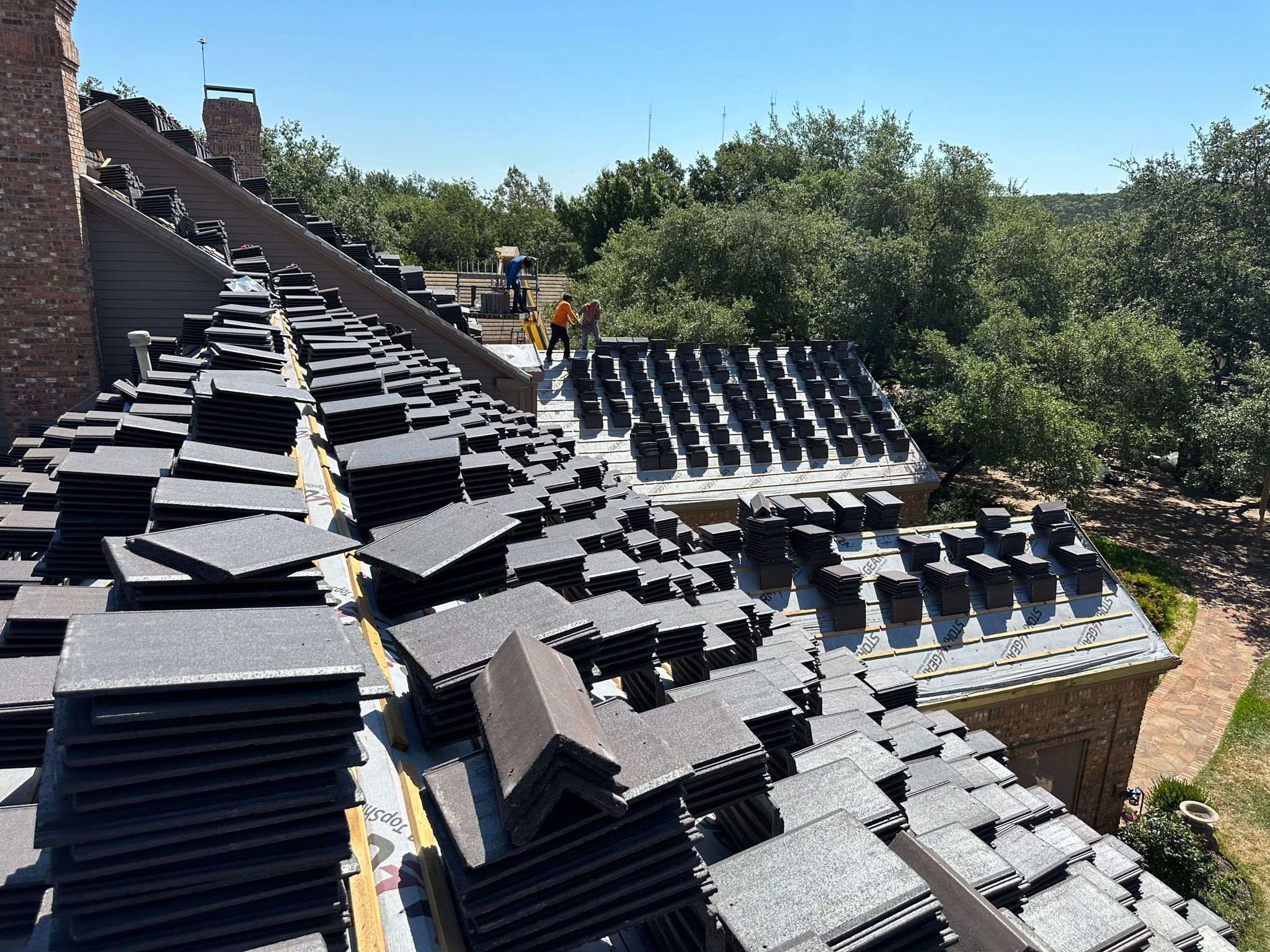Residential Roof Replacement using  Boral Saxony by Action Exteriors Austin