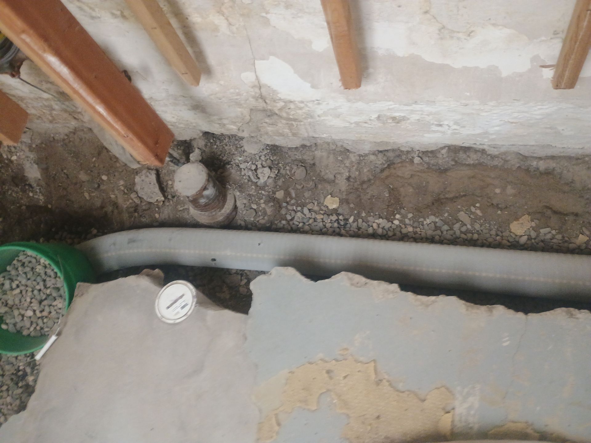 Interior Drain Tile Installation in South Minneapolis by Waterproofing Northeast