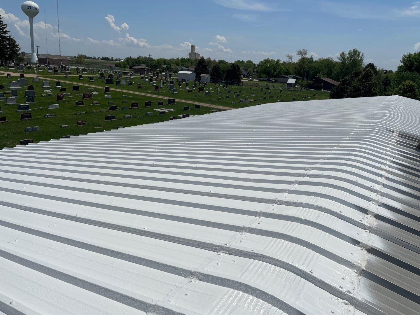 Metal Roof Restoration - Utica, NE by Tillotson Enterprises