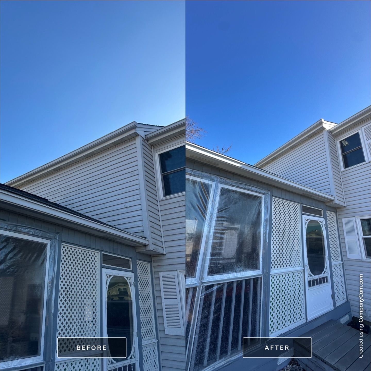 Project in Carol Stream by Simmons Power & Soft Washing