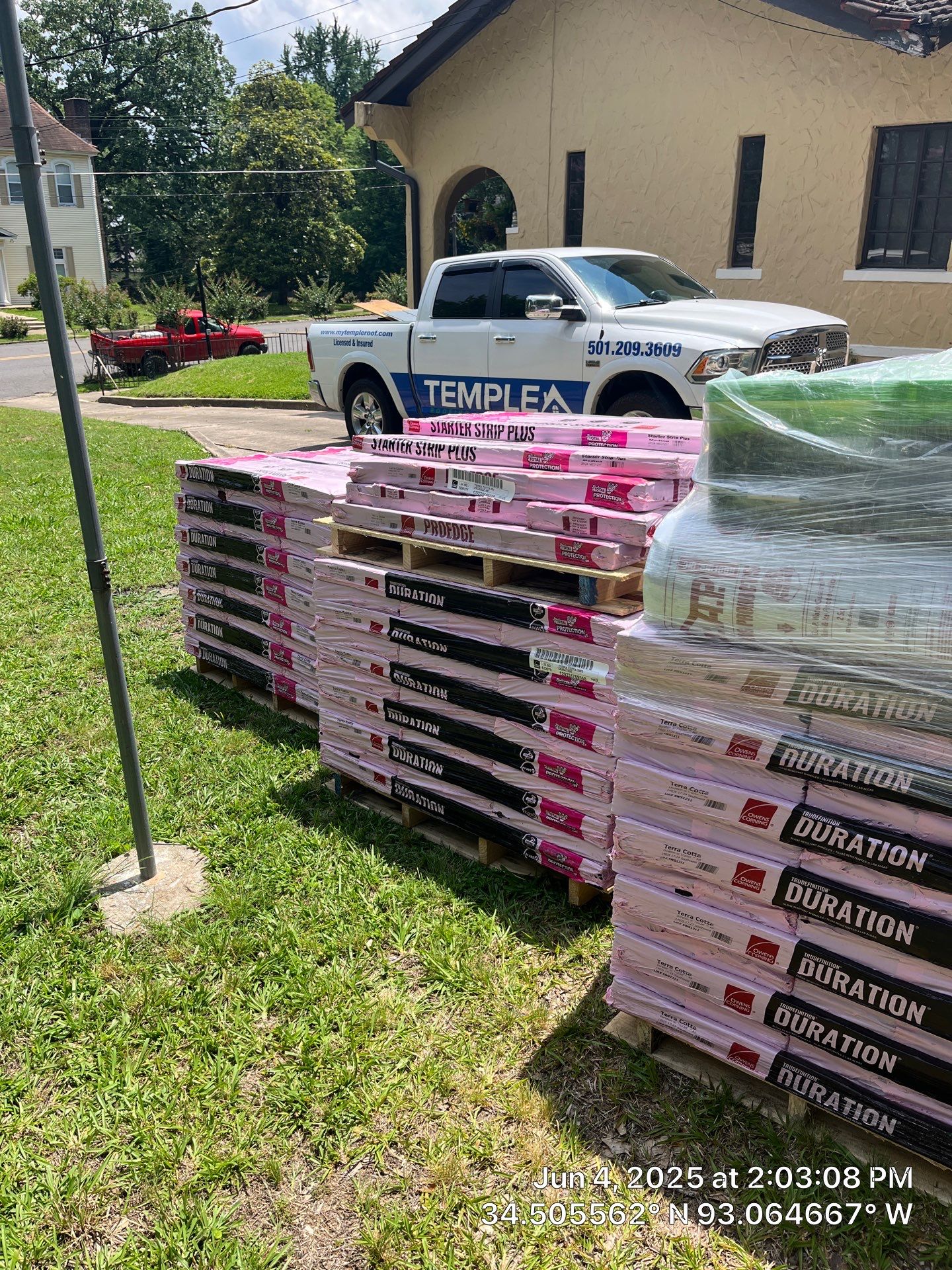 Asphalt Shingle and Flat Roof Replacement in Hot Springs by Temple Roofing and Exteriors