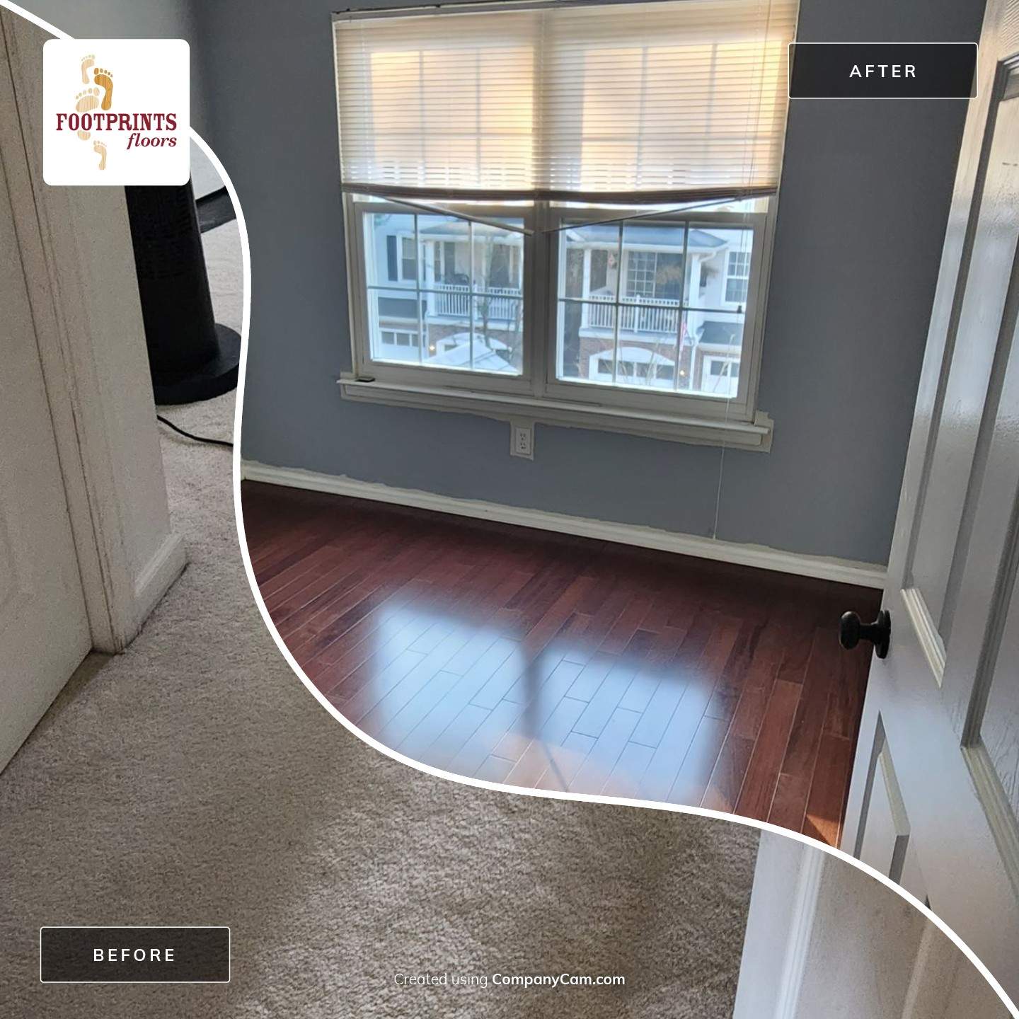 Brazilian Oak - Townhouse Install by Footprints Floors Morristown