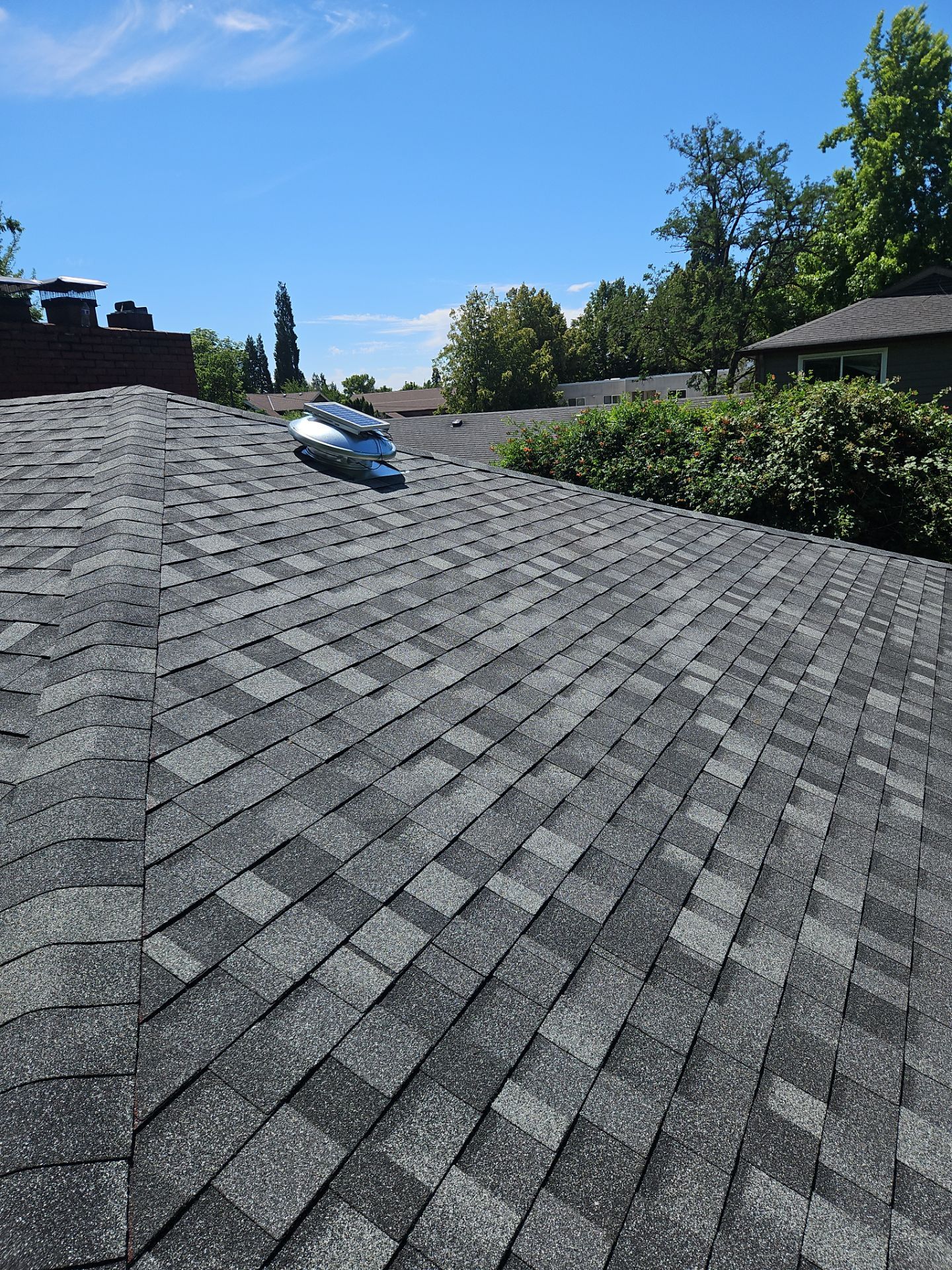 Residential Roofing Installation using IKO Dynasty (Color: Summit Grey) by Orezona Building & Roofing Company, Inc.
