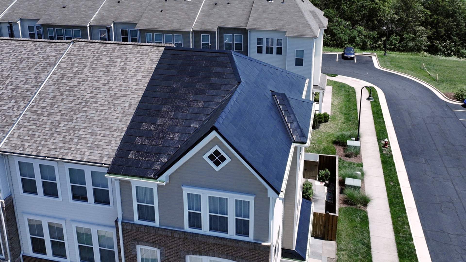 Tesla Solar Roof in Ashburn by American Home Contractors