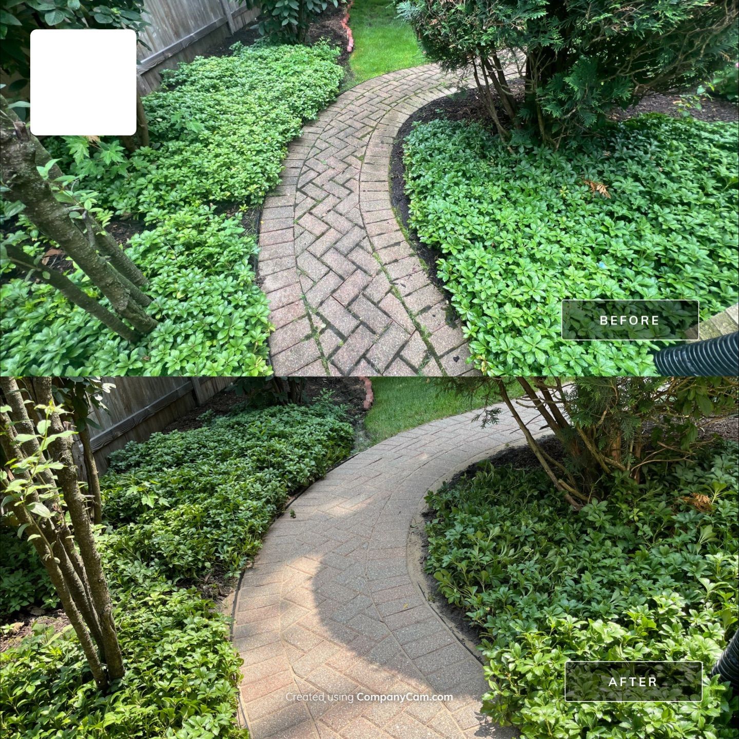 Brick paver clean, sand and seal.  using Surebond SB-1300 by Northern Power Washing LLC.