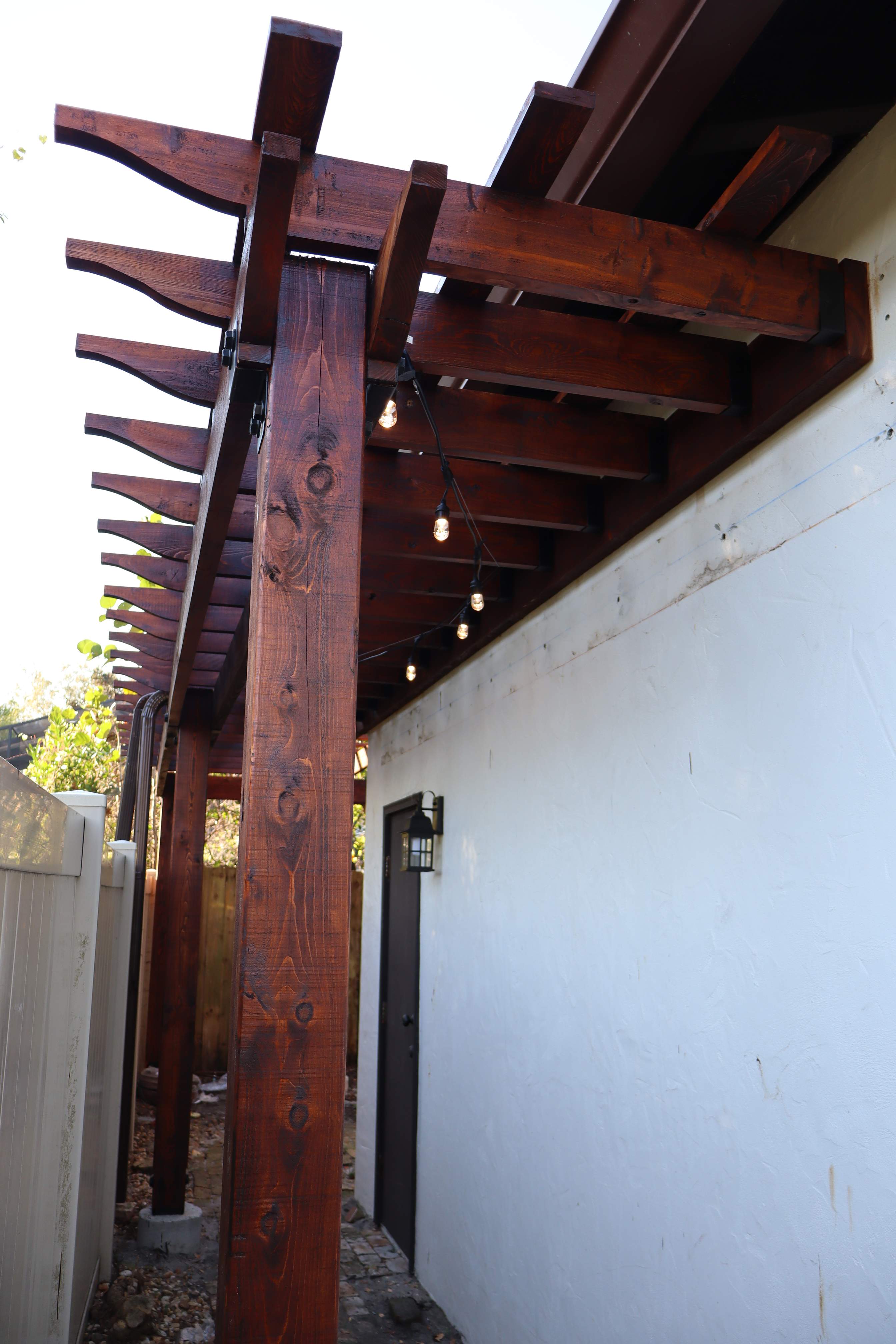 Attach Cypress pergola by Orlando pergolas
