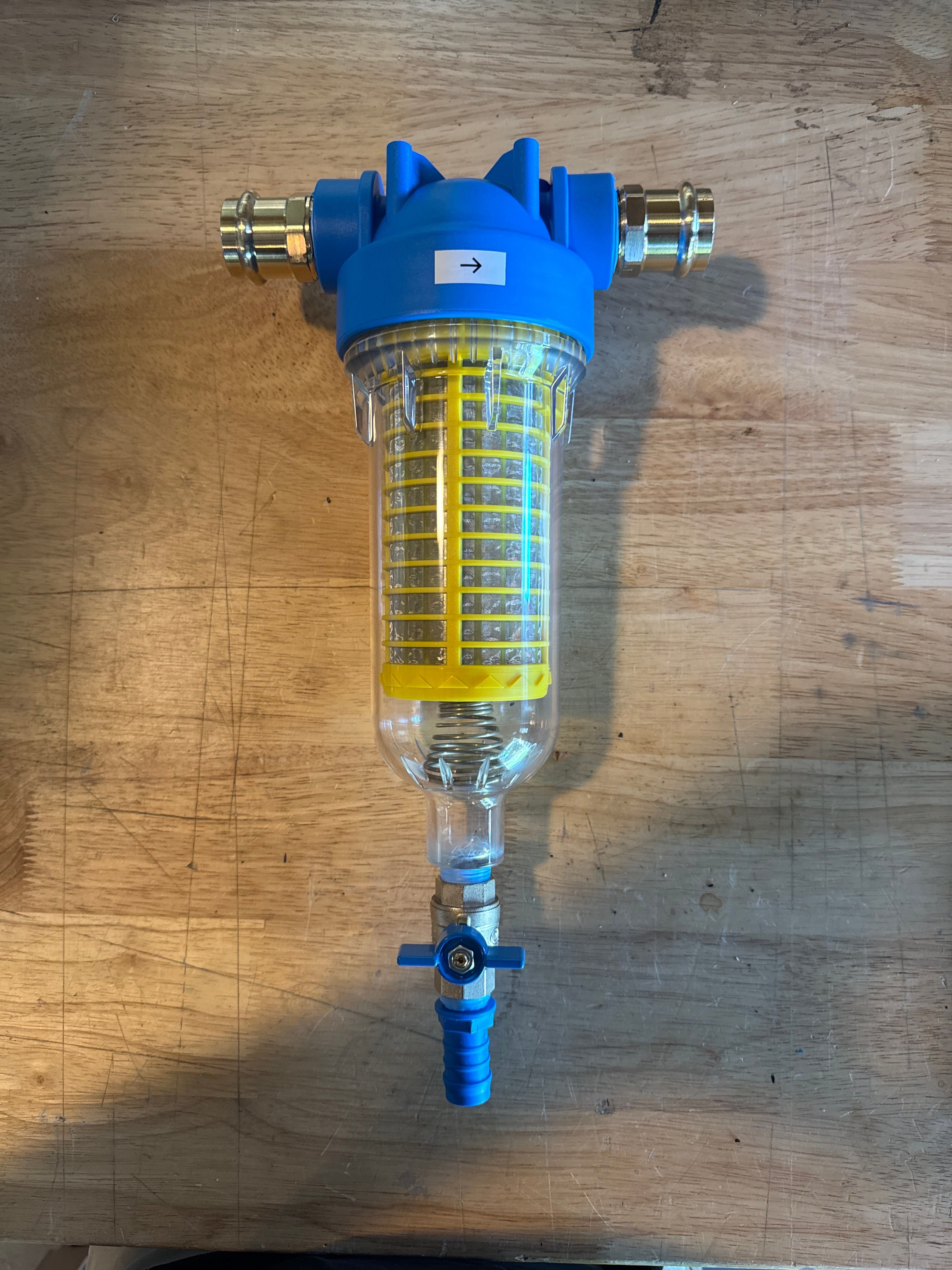 Combination Water Softener and Carbon Filter Installation. by Stake Plumbing and Heating