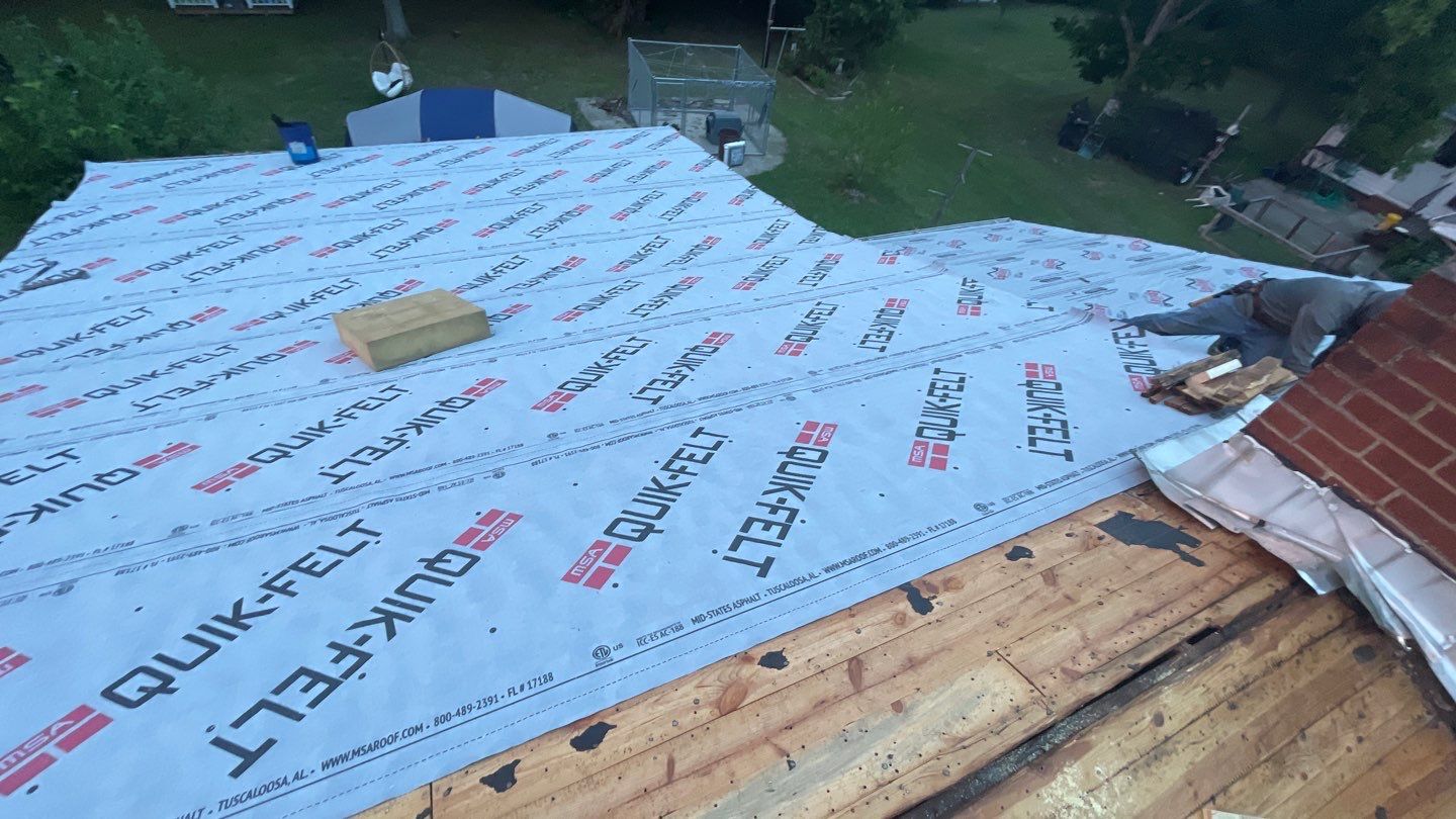 Carolina Blue Standing Seam Roof by Just In Time Roofing and Restoration