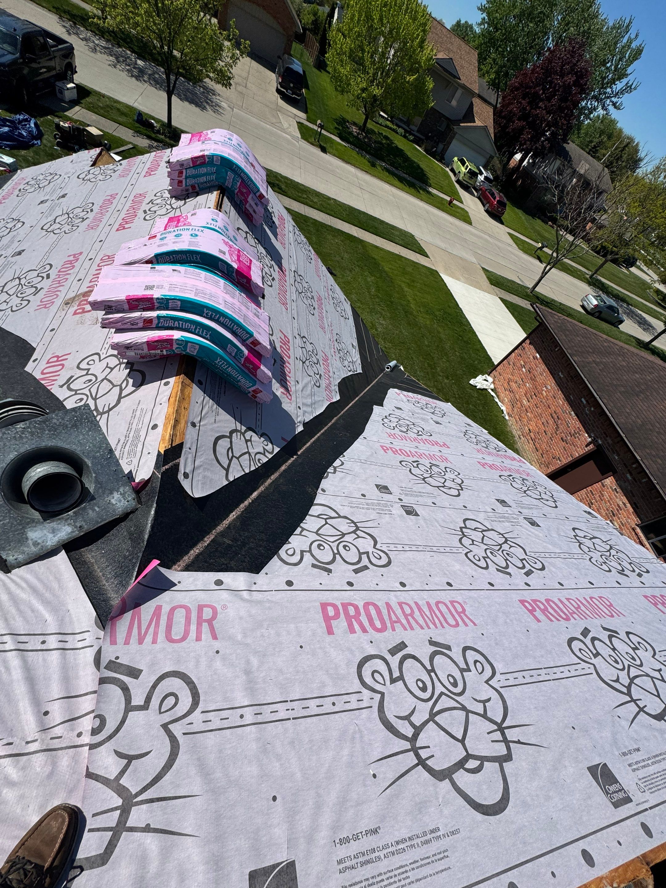 Roof Replacement using Owens Corning Duration by 180 Contractors