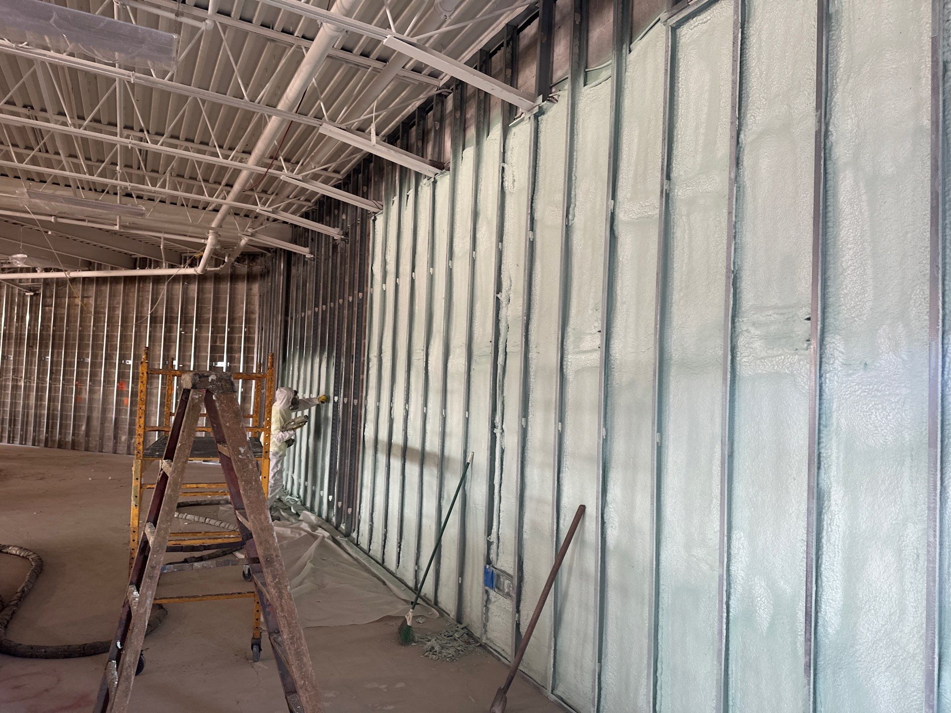 Commercial Building using Closed Cell Spray Foam by NYS Foam & Energy