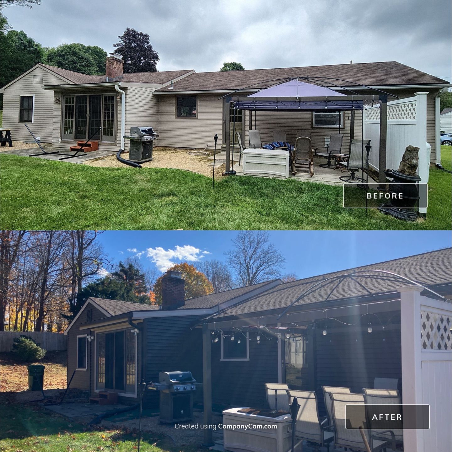 Siding using Monogram D/4 x 16'8" clapboard, Espresso and Cedar Impressions D/7 perfection in Espresso by DiGiorgi Roofing and Siding Inc