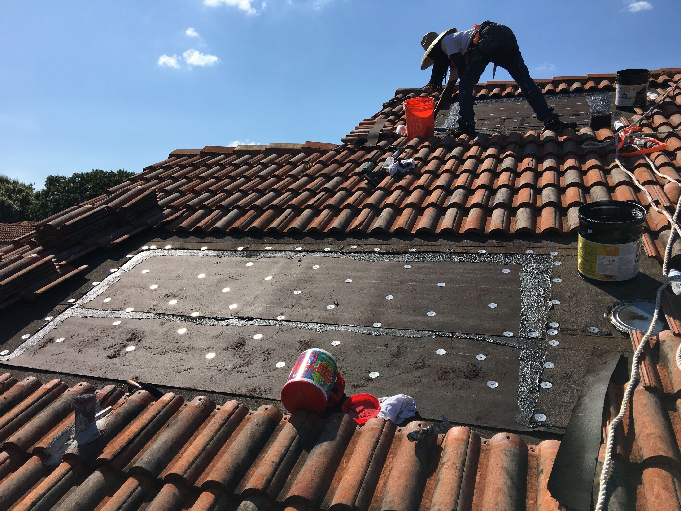 Concrete Tile Roof Repair using Concrete Roof Tile by Aastro Roofing