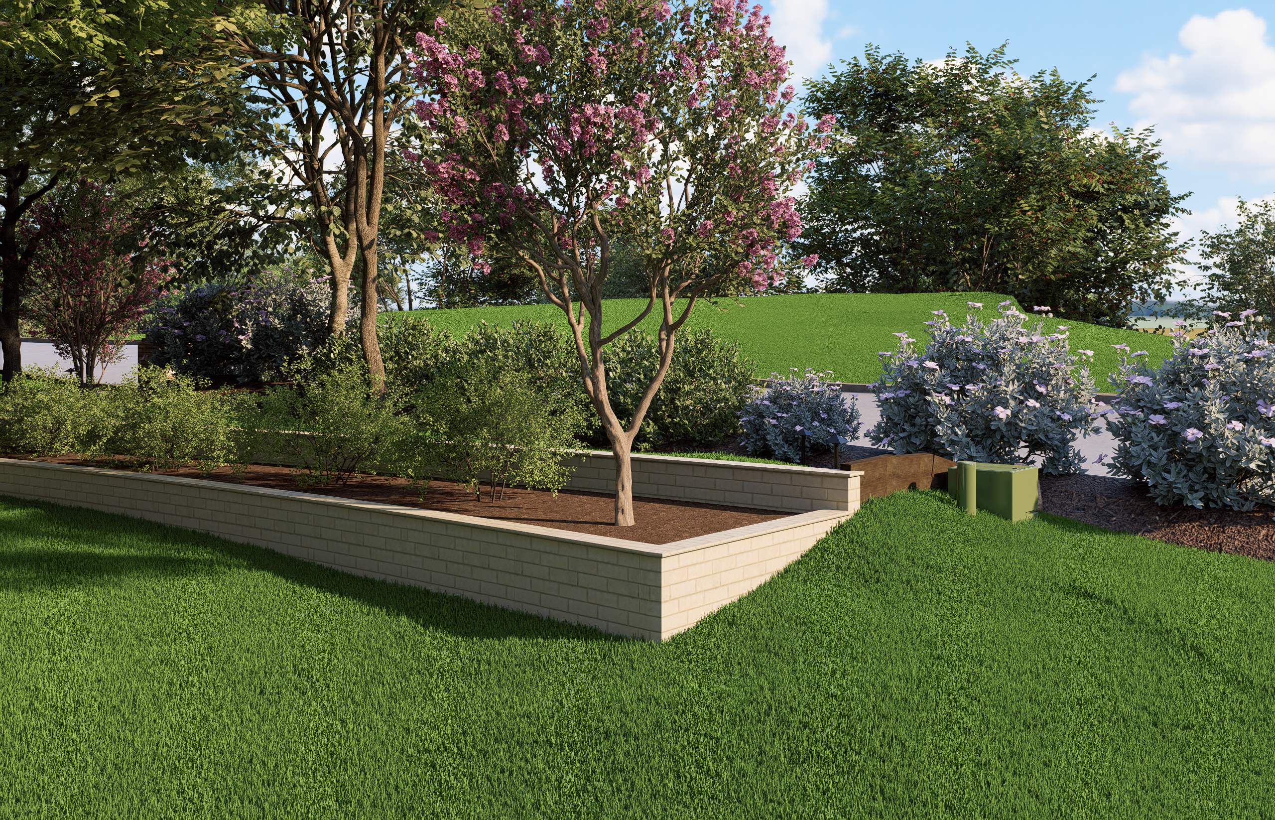 3D Design Render, Fair Oaks Ranch TX by Hole In One Lawns, LLC