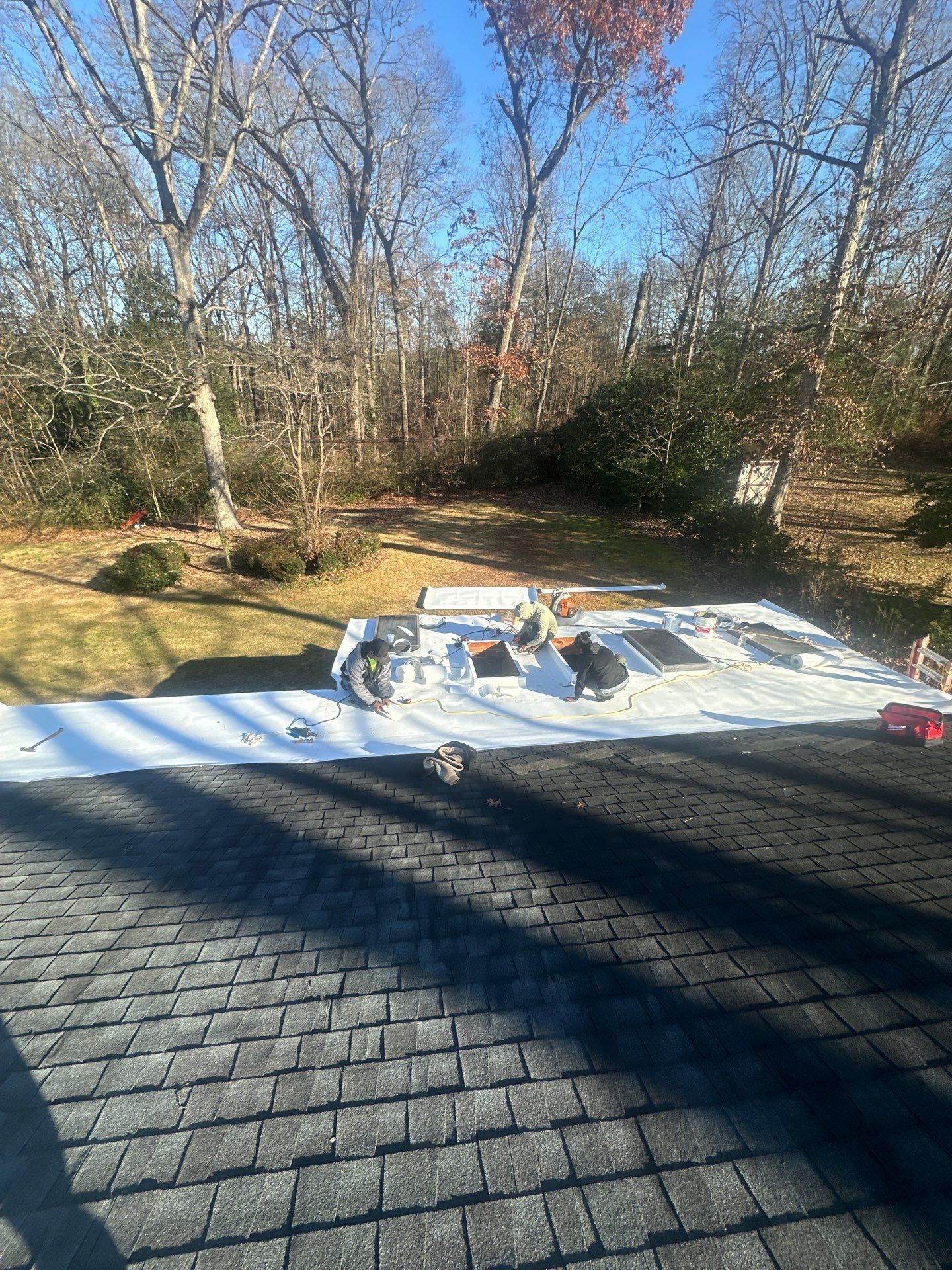 TPO Flat Roof Installation in Chester by Cade Construction