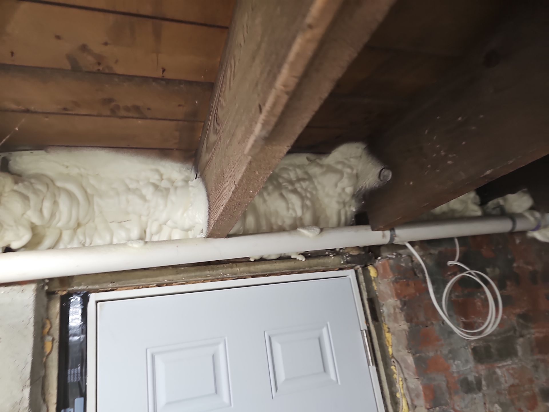 Attic Insulation using Open Cell Spray Foam by NYS Foam & Energy