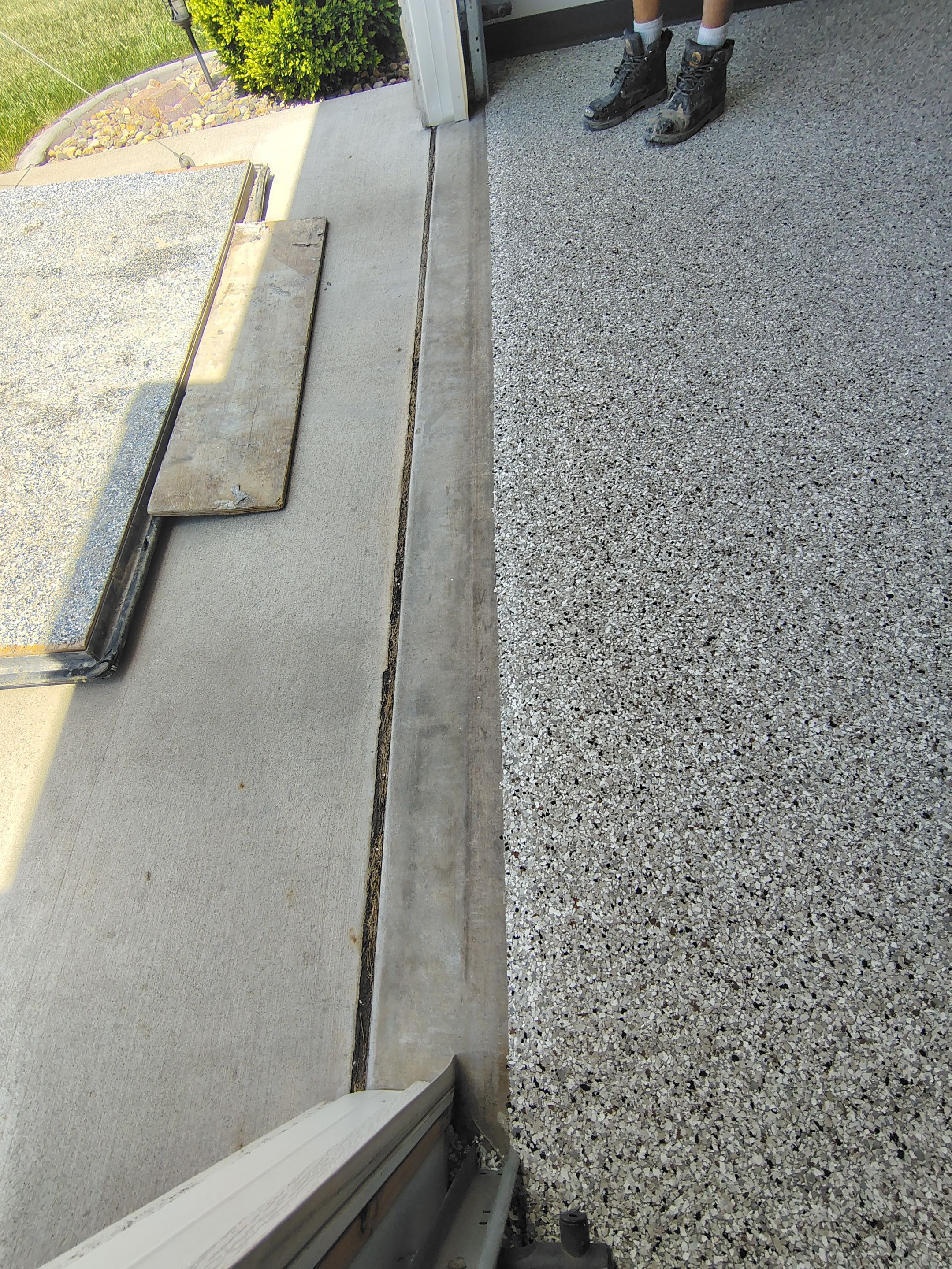 Multi-Car Garage Concrete Coating and Crack Repair in Dell Rapids by Select Painting, Coatings & Garage Cabinets