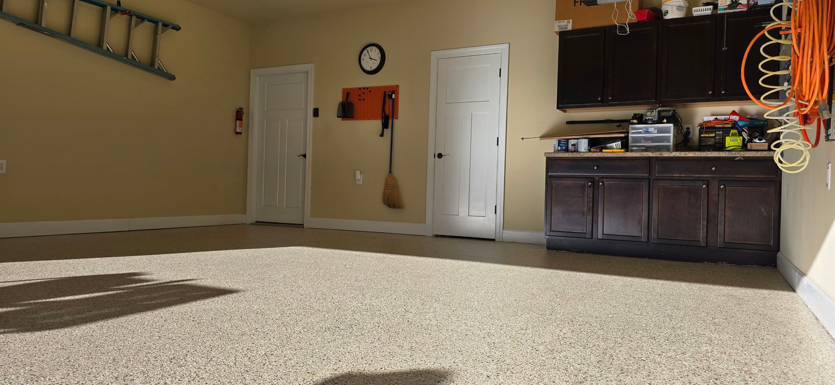 Garage & Patio Using Desert by Elite Floor Solutions