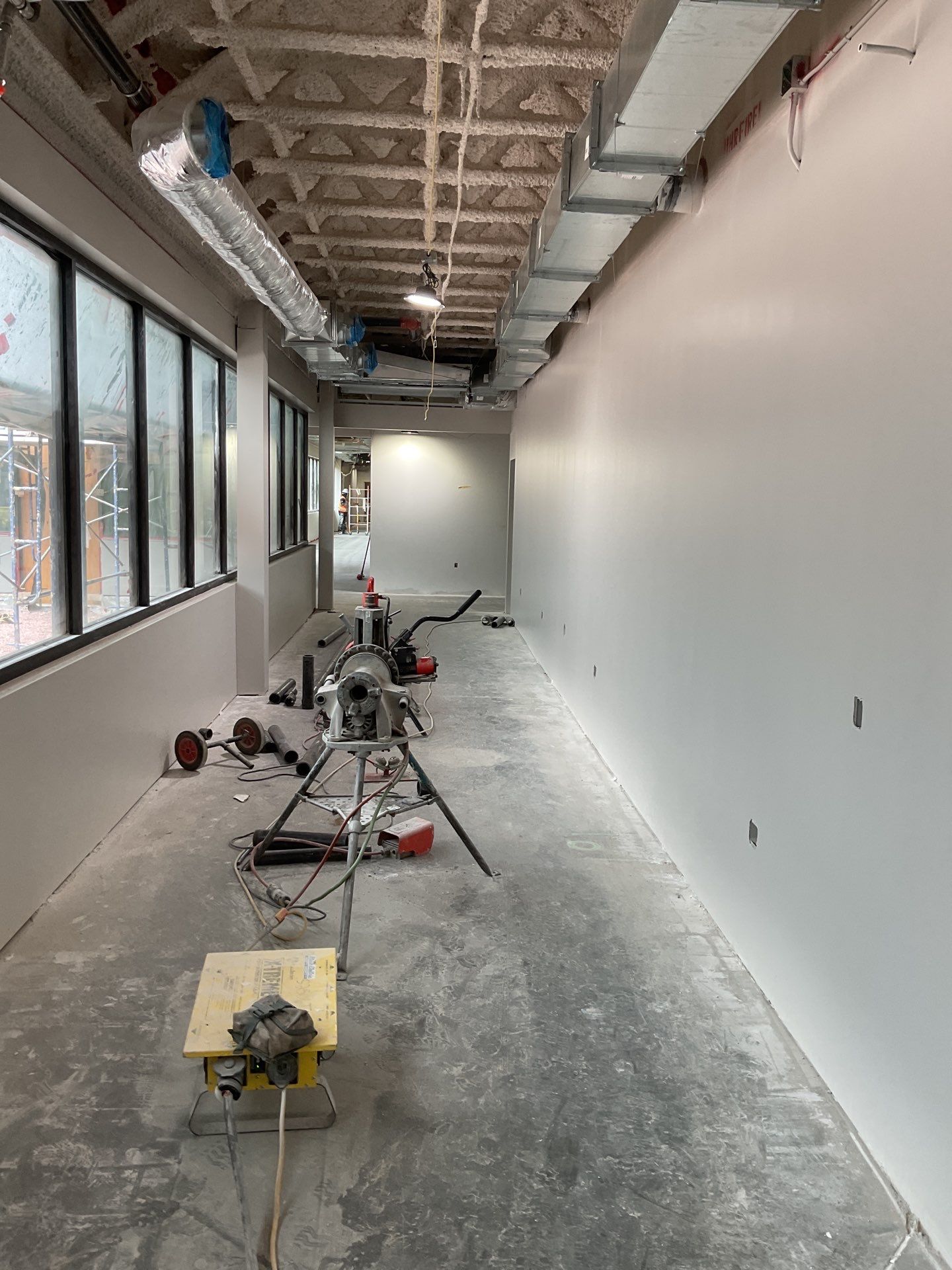 New Commercial Build Painting by Select Painting, Coatings & Garage Cabinets