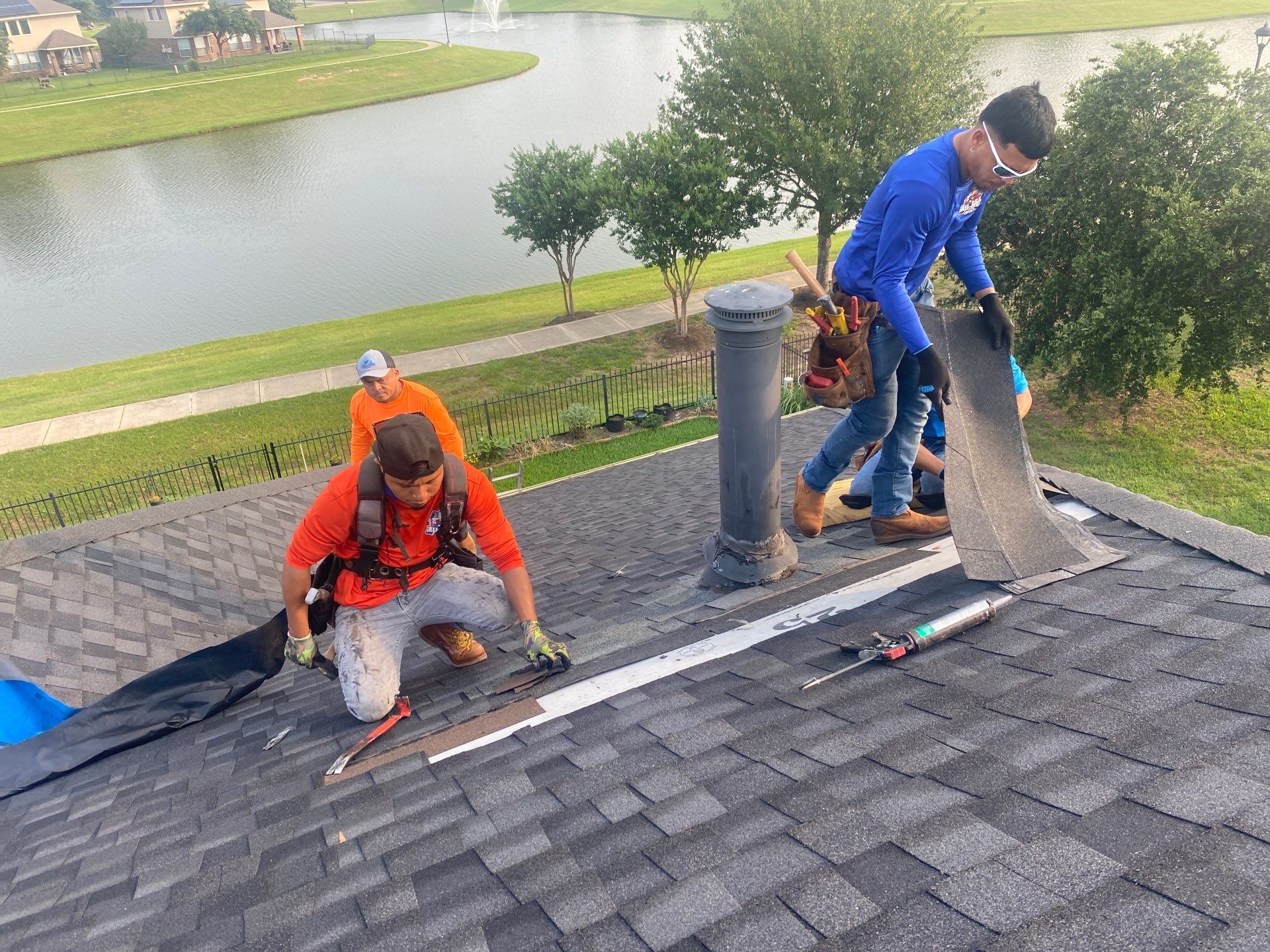 Residential Roofing Repair using Owen's Corning Duration (Lifetime) Shingles by Roof Repair Company