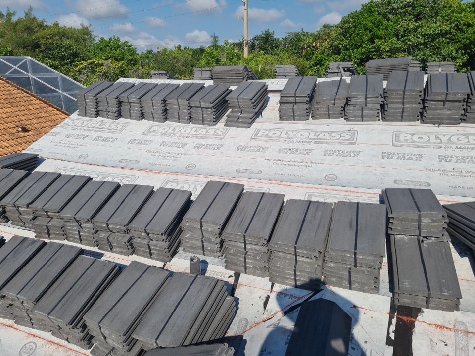 Residential Roofing Installation using Eagle Roofing Tile by BLUES BROTHERS CONSTRUCTION CORP