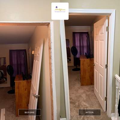 Door Repair using Interior Door Jamb