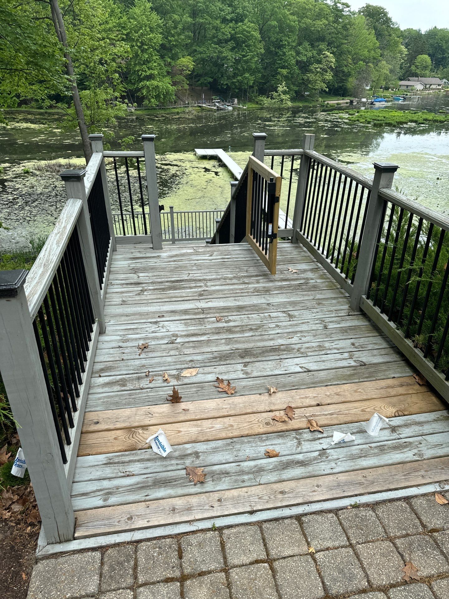 Exterior Deck using solid stain by Gordon Painting