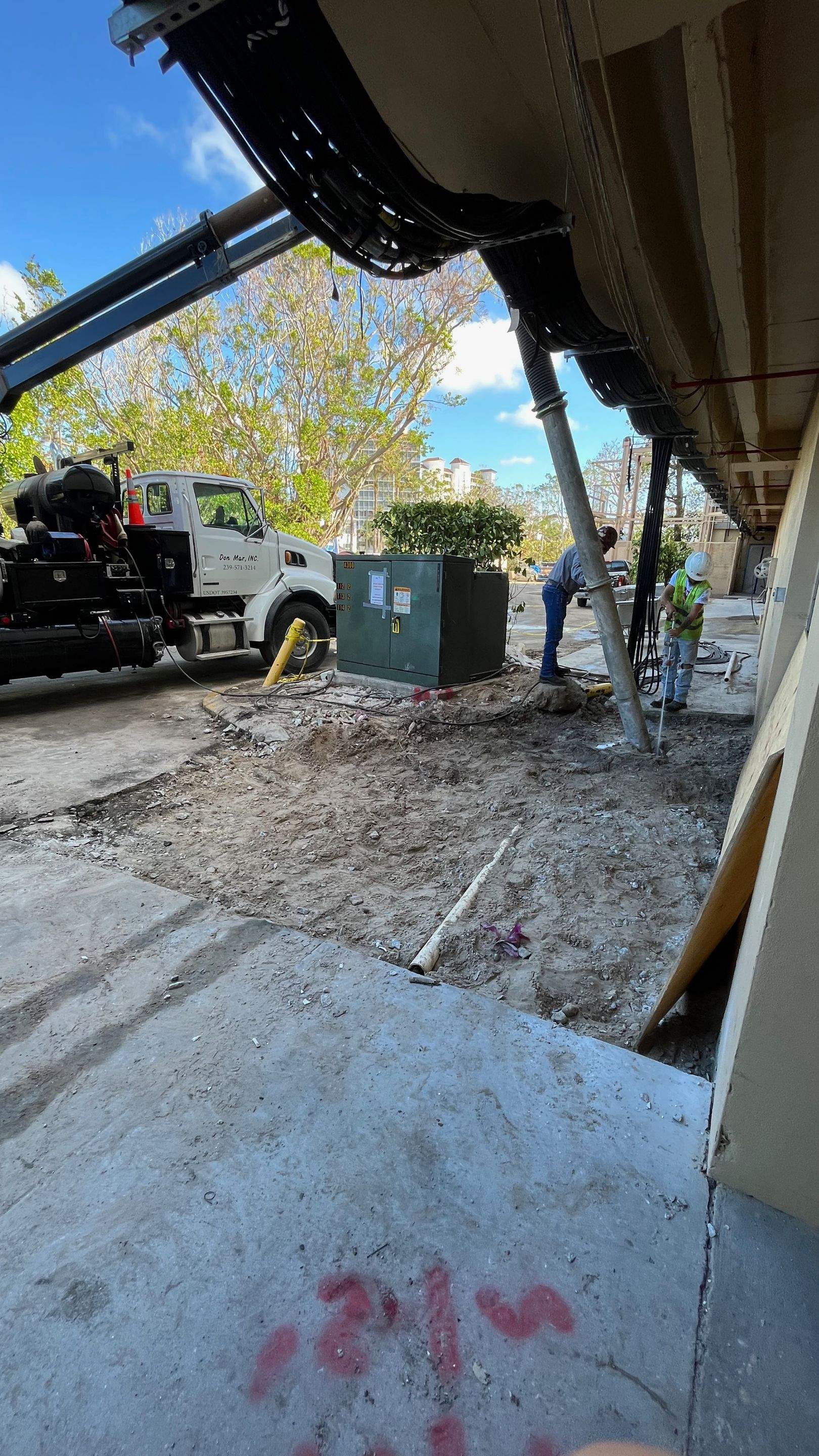 Ritz-Carlton North Service Road Daylighting by Don Mar, Inc. Storm Water Solutions