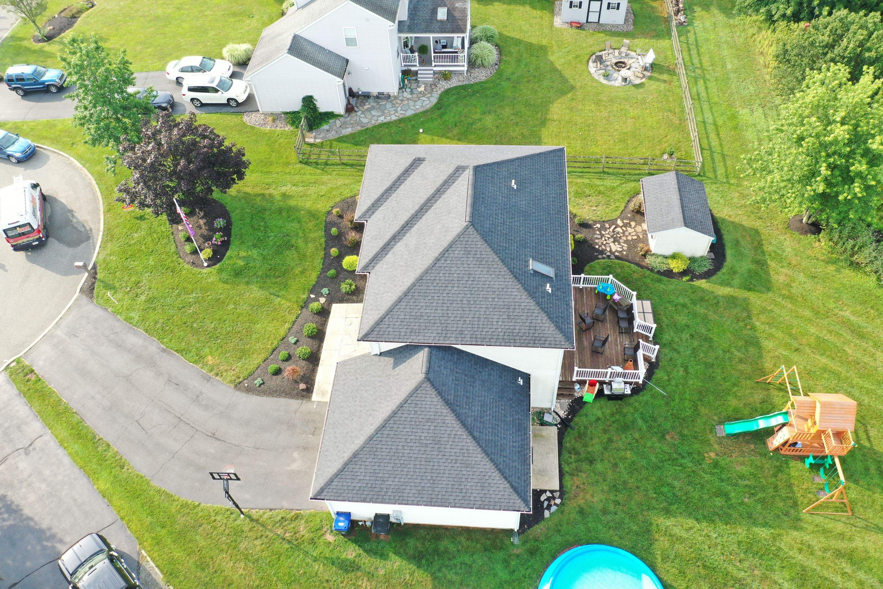 Roofing Installation using CertainTeed Landmark - Moire Black by Storm Guard of Ches-Mont PA