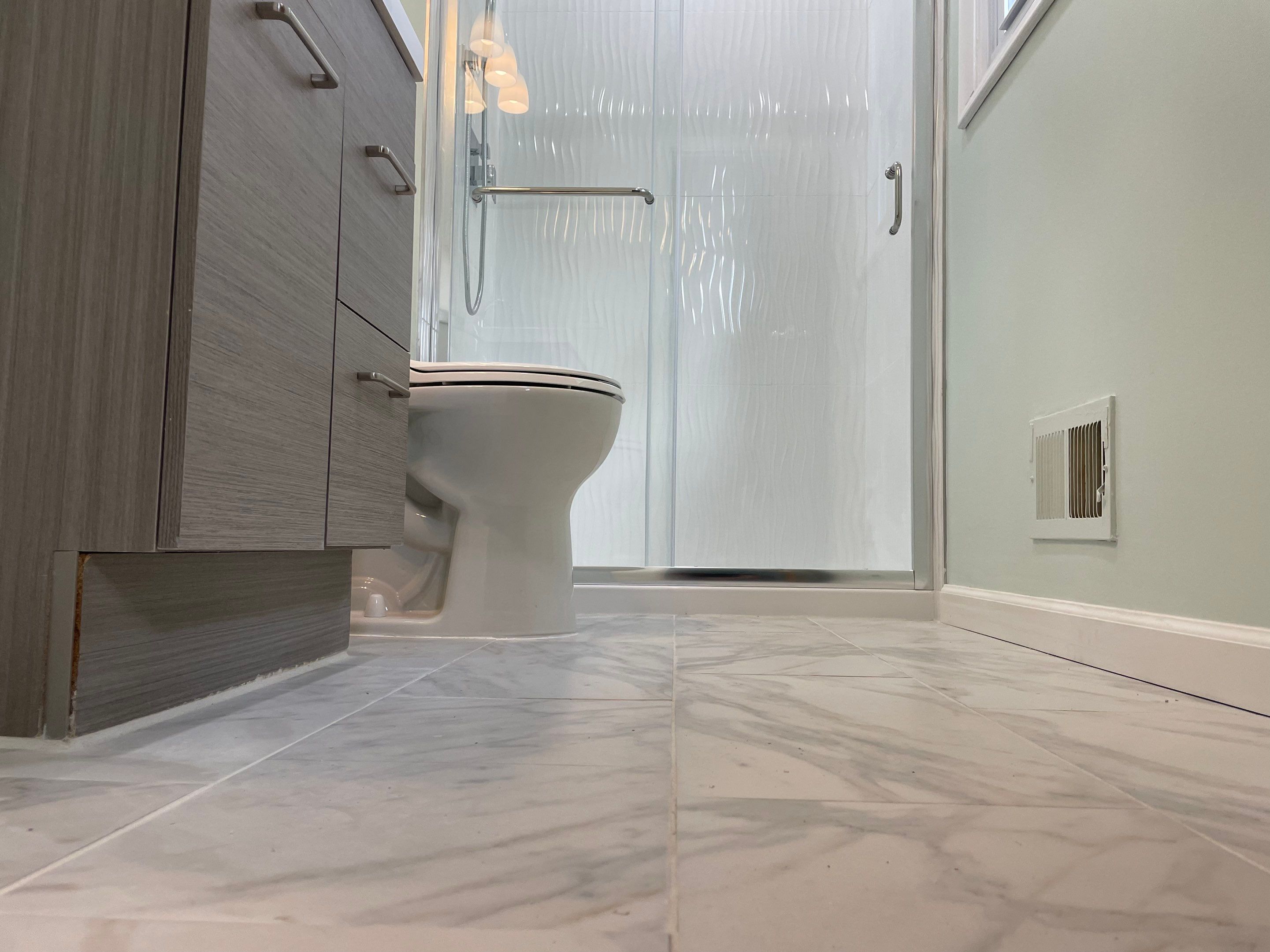 Bathroom Remodel using Tile by Home Concepts Construction