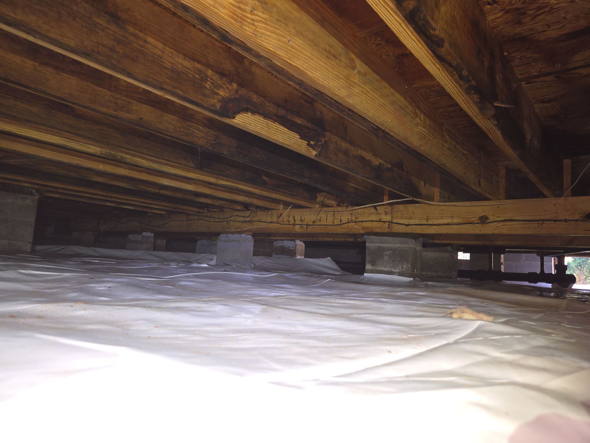 Project in Franklin by Patriot Crawl Space Repairs