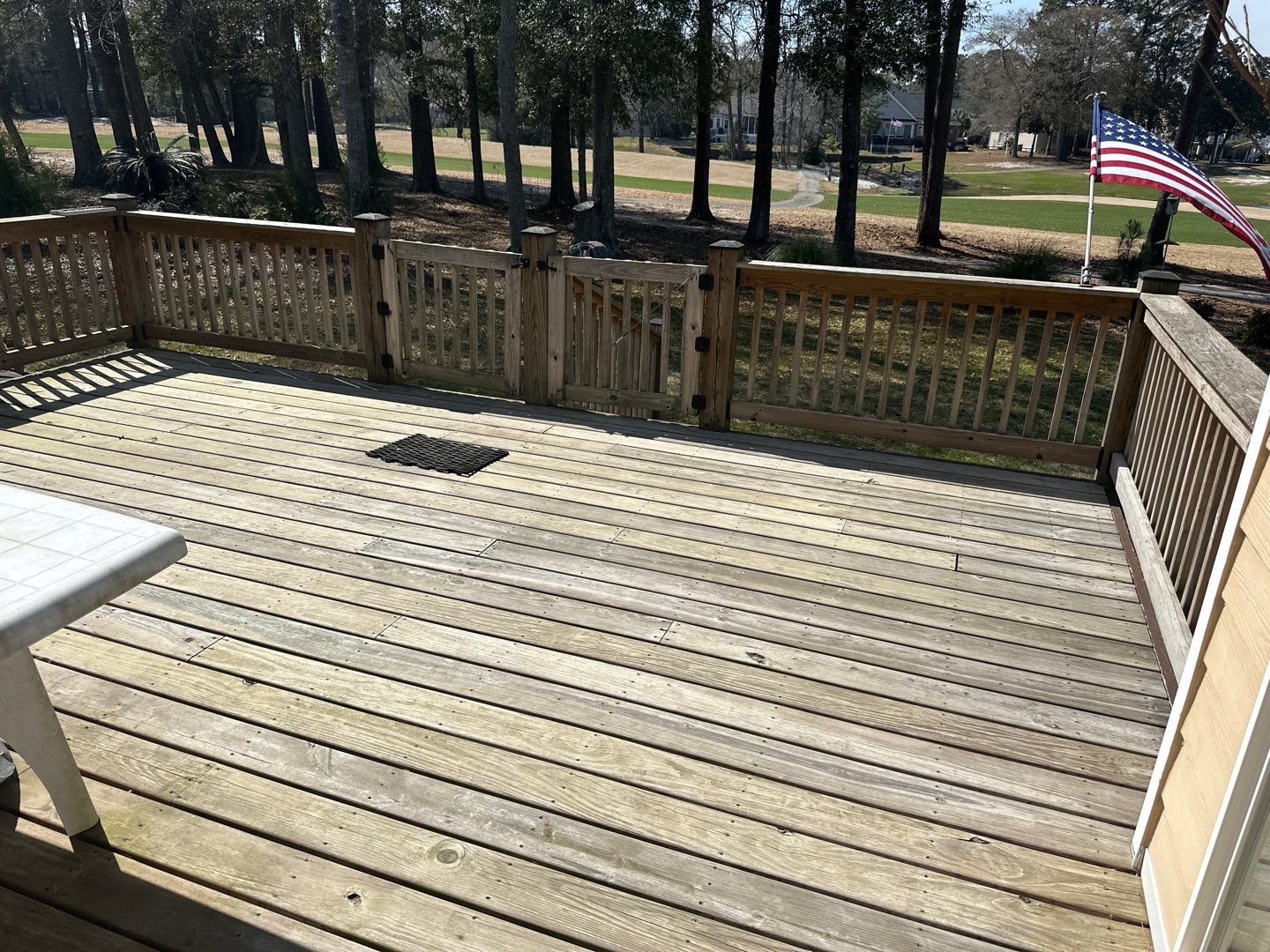 Weathered Deck using Wood Sealant by DuraSeal